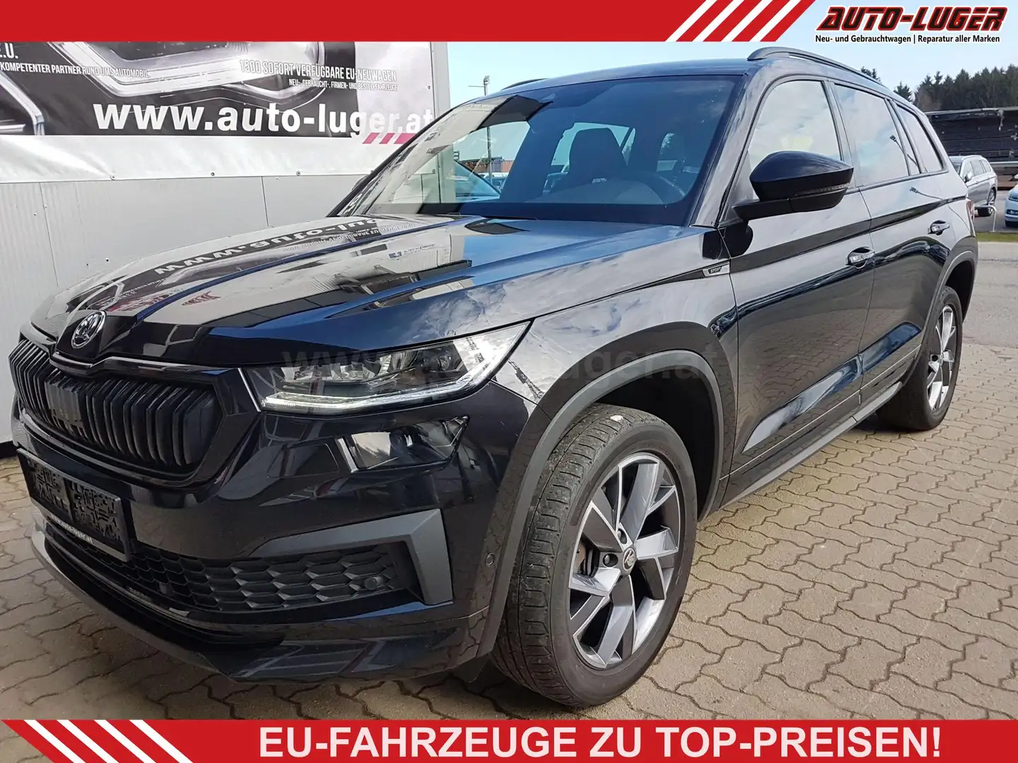 Skoda Kodiaq Sportline 4x4 2.0 TDI  DSG *AHK*Matrix 110 kW (... Schwarz - 1