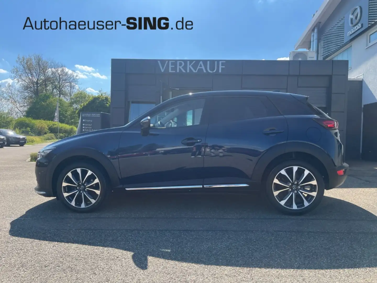Mazda CX-3 Selection DUK LED Keyless Notbremsass.NAV Blau - 2
