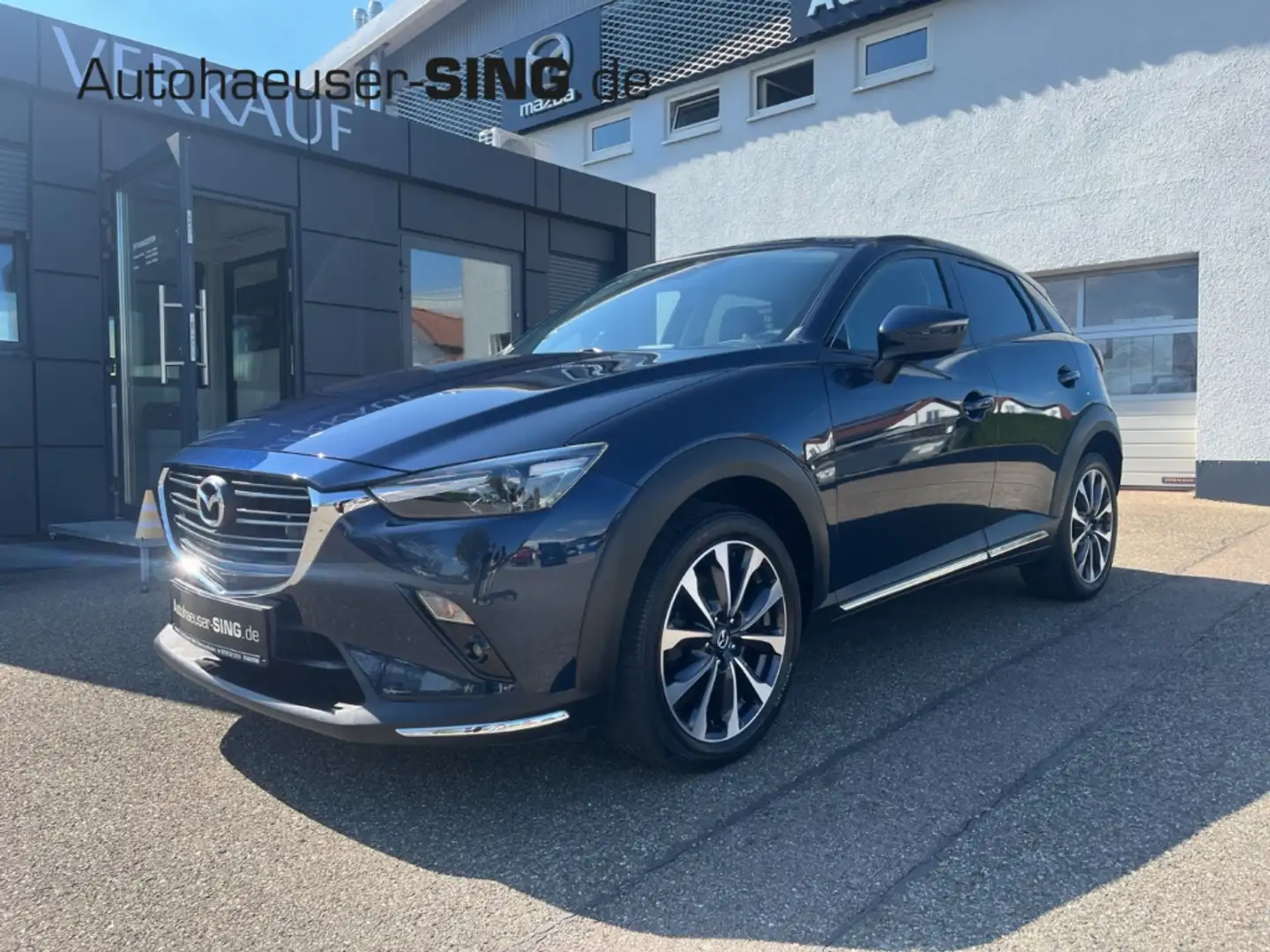 Mazda CX-3 Selection DUK LED Keyless Notbremsass.NAV Blau - 1
