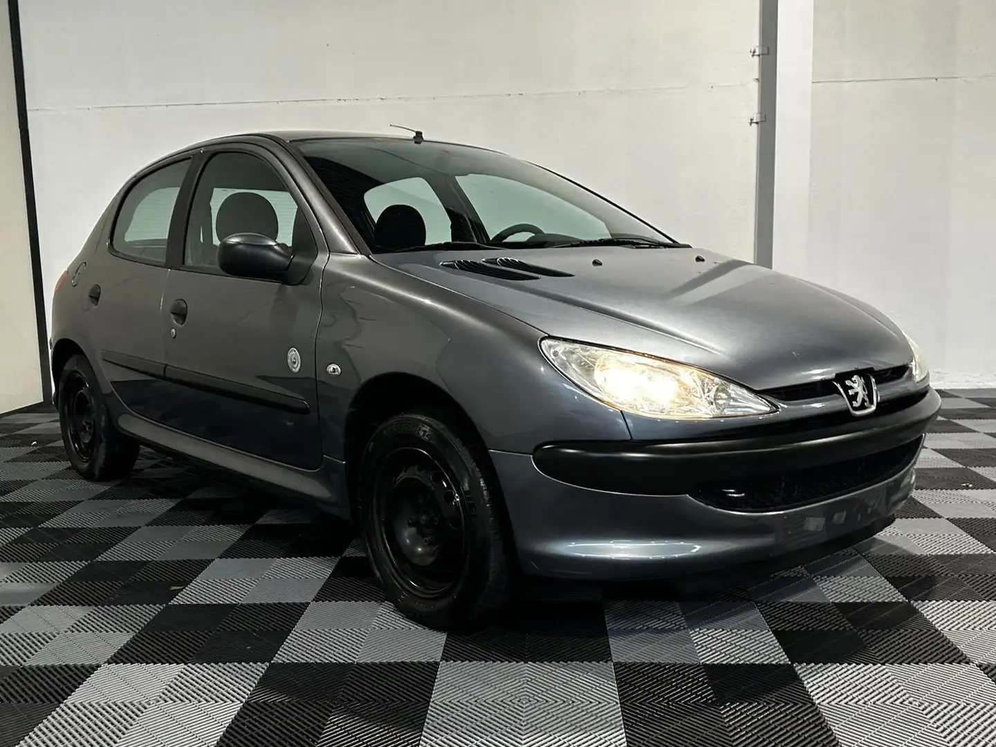 Peugeot 206 benzine 5-deurs bj. 2009 124000km Grijs - 1