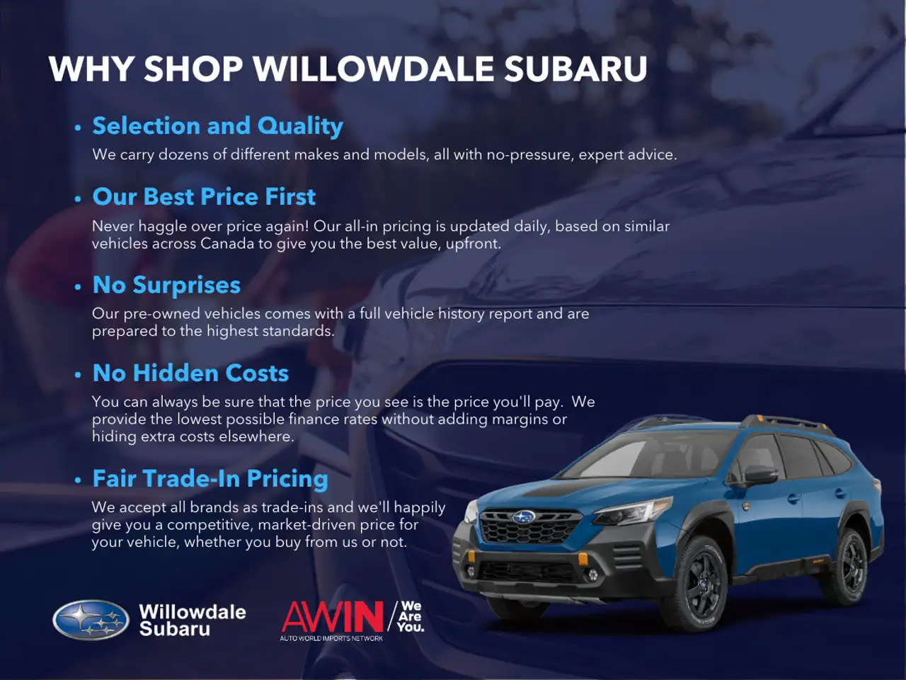 Subaru OUTBACK снимка Subaru OUTBACK