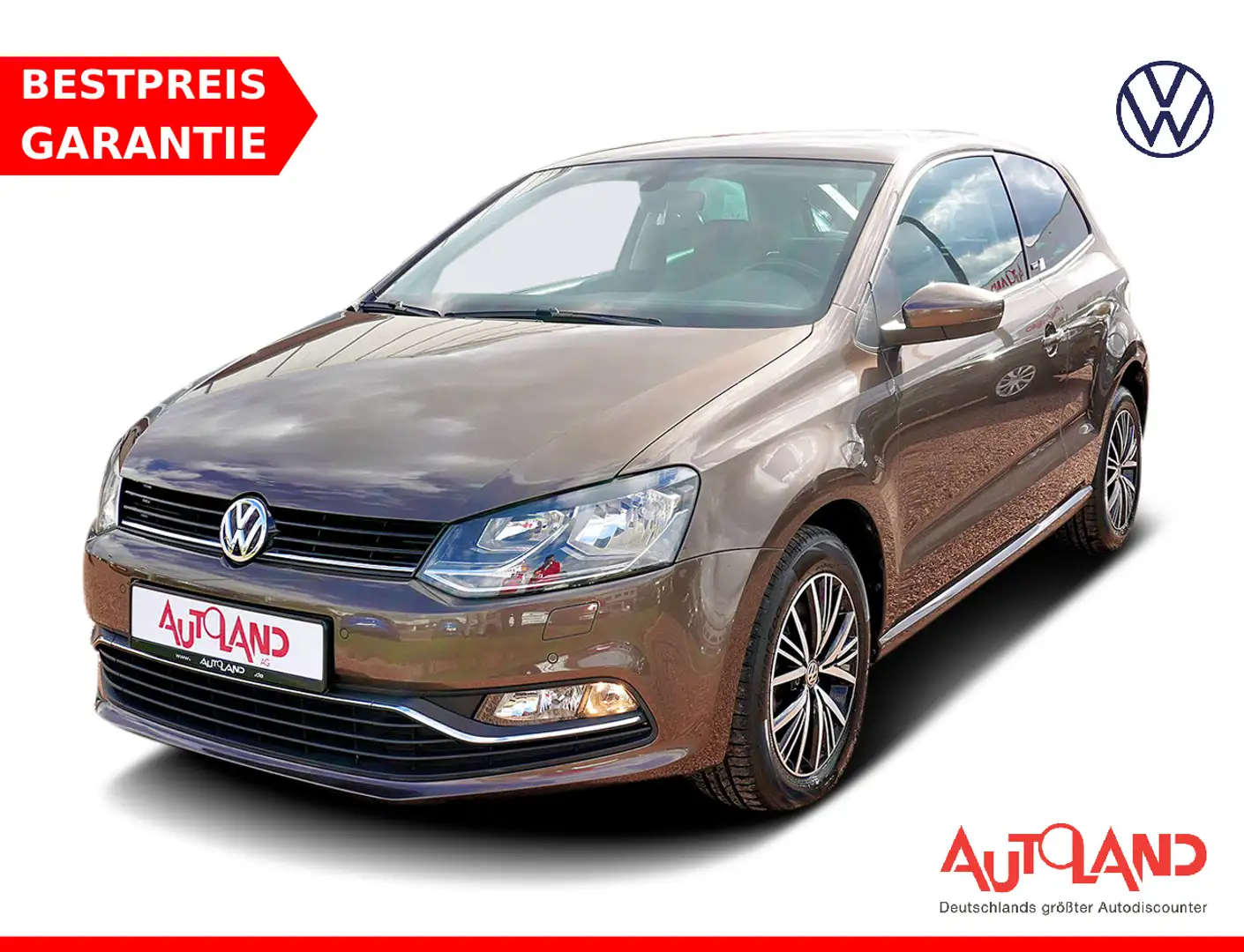 Volkswagen Polo 1.2 TSI BMT Allstar Sitzheizung PDC Bruin - 1