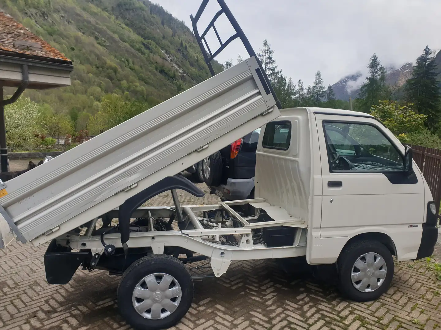 Piaggio Porter RIBALTABILE cassone in alluminio bijela - 1
