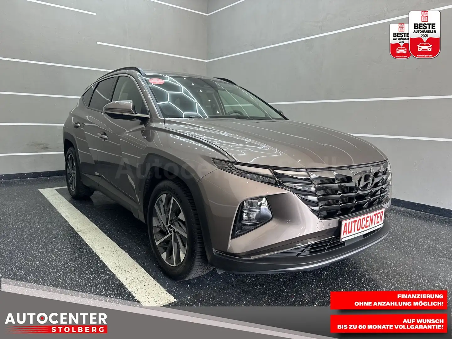 Hyundai TUCSON Trend Mild-Hybrid 2WD "1 HAND-WENIG KM" Beige - 2
