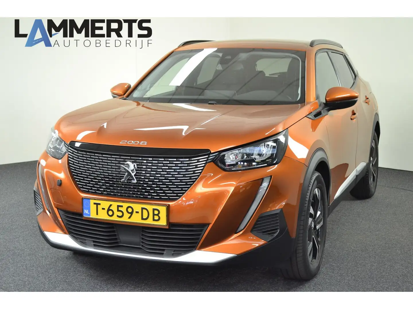 Peugeot 2008 1.2 Puretech 130pk Allure Navi, Achteruitrij camer Oranje - 1