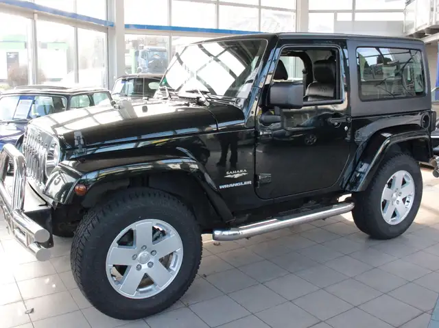 Jeep Wrangler Sahara  Leder schwarz