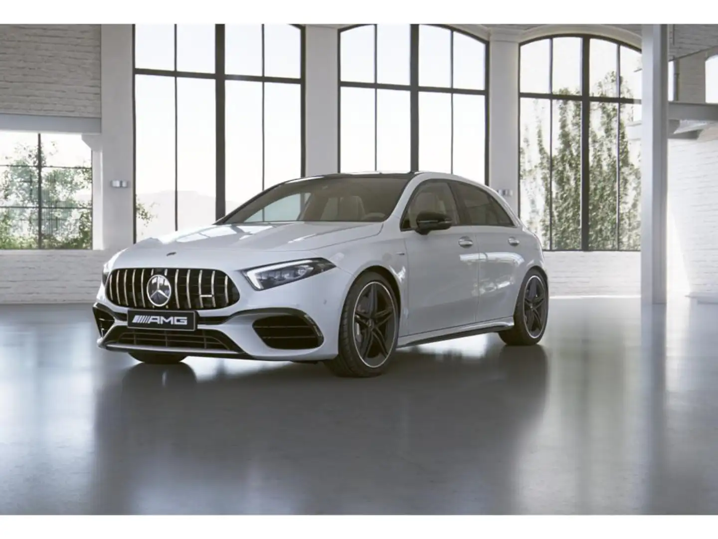 Mercedes-Benz A 45 AMG 4M+ Kompaktlimousine Weiß - 1