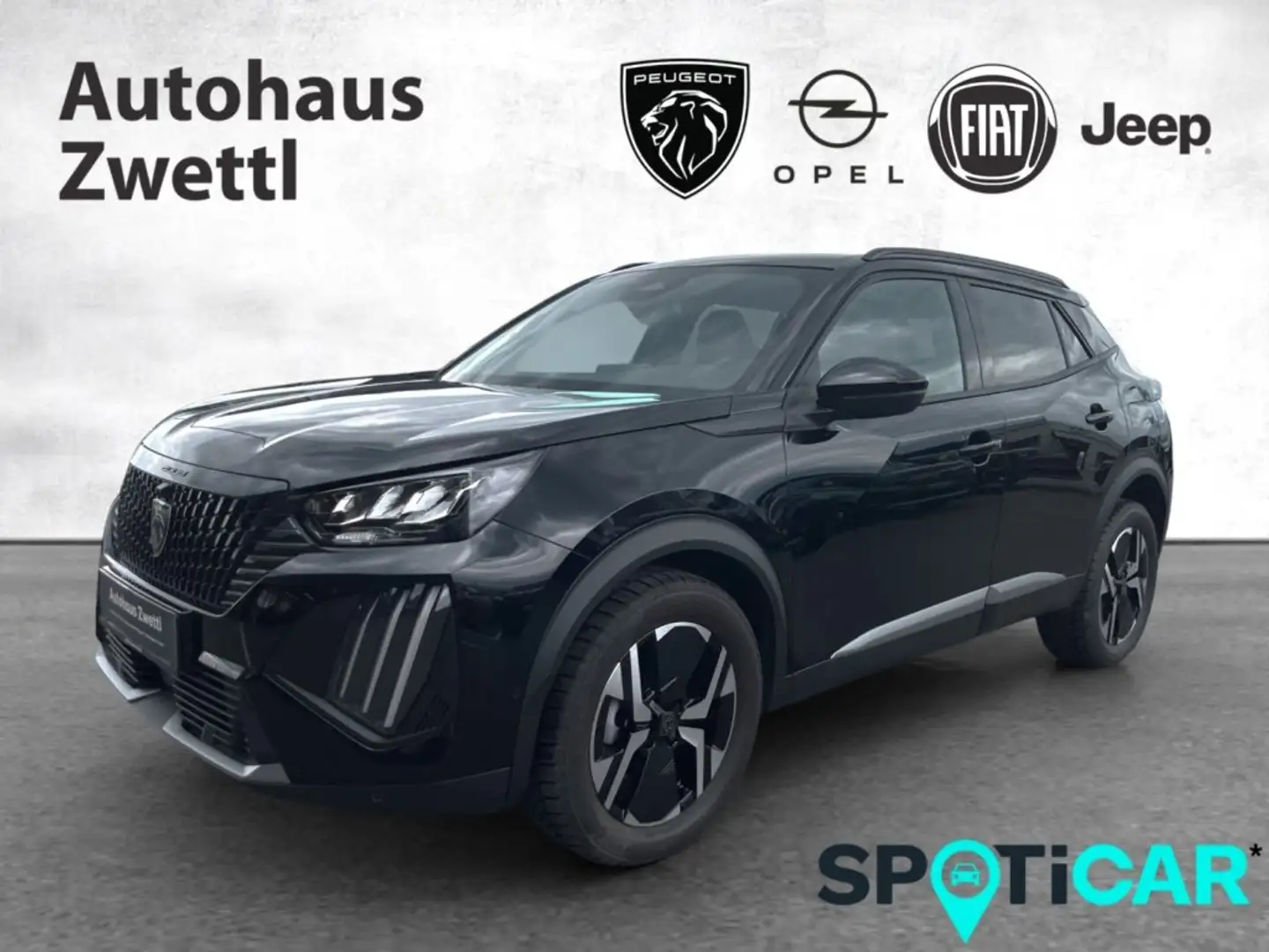 Peugeot 2008 Allure PT 100 Schwarz - 1