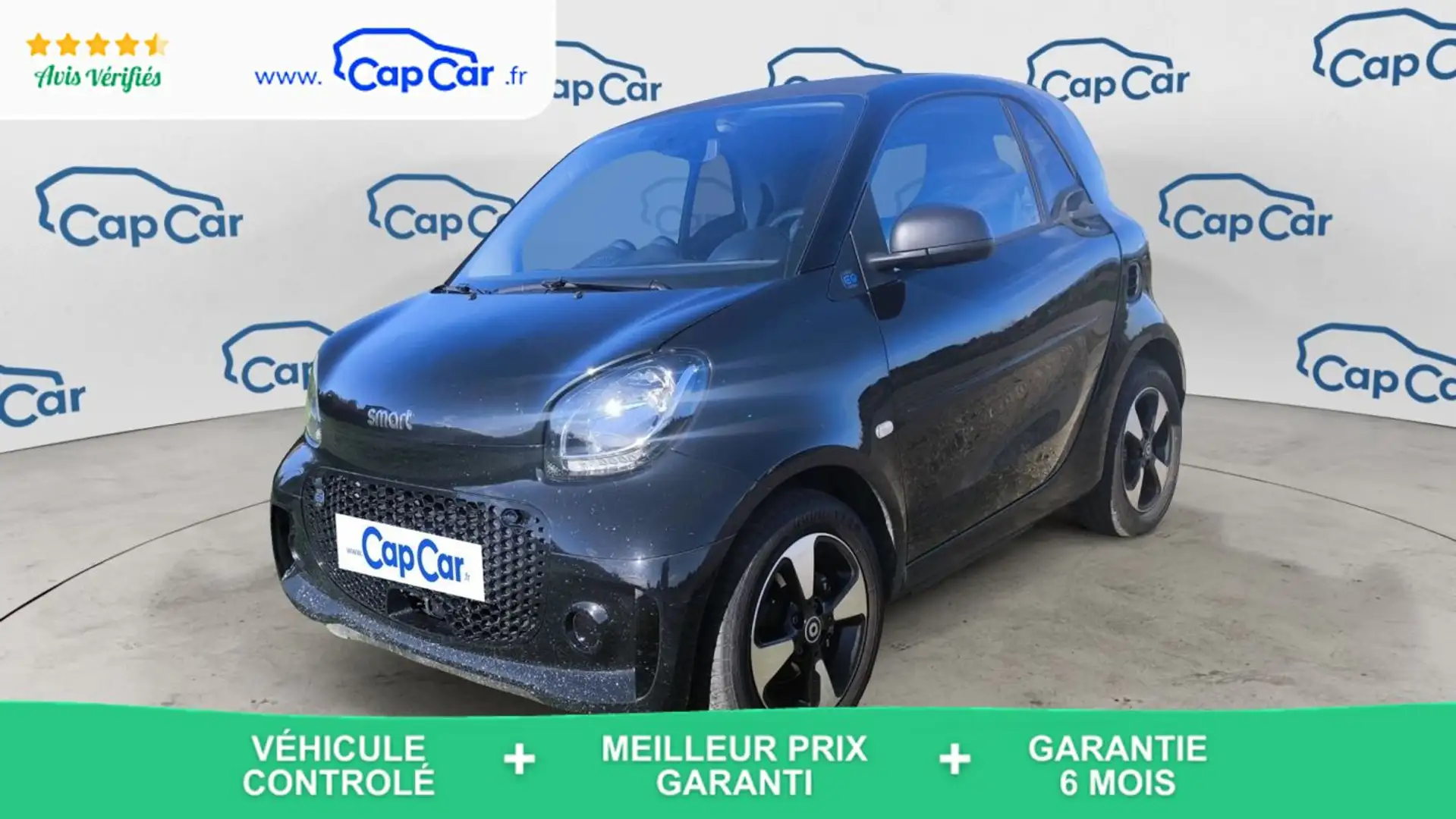 smart forTwo EQ 82 Passion - Automatique Noir - 1