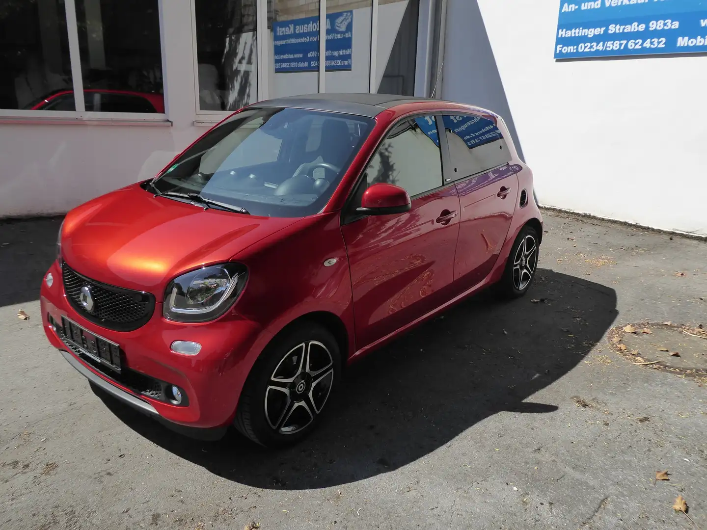 smart forFour Prime Automatik PDC Kamera el. Faltdach Leder Navi Rojo - 1