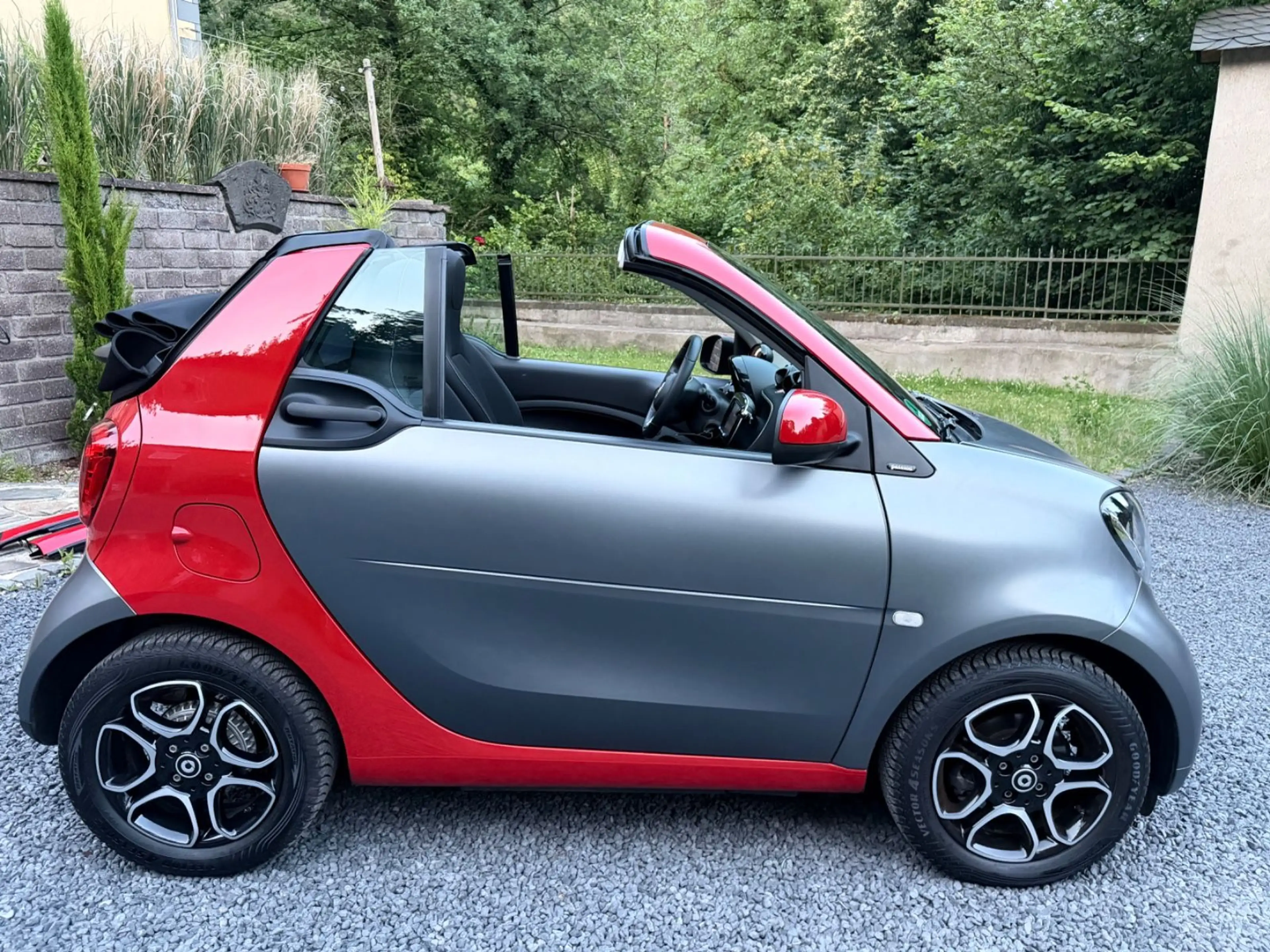 smart forTwo fortwo cabrio Mattgrau AHK Alpine Navi LED — photo 5