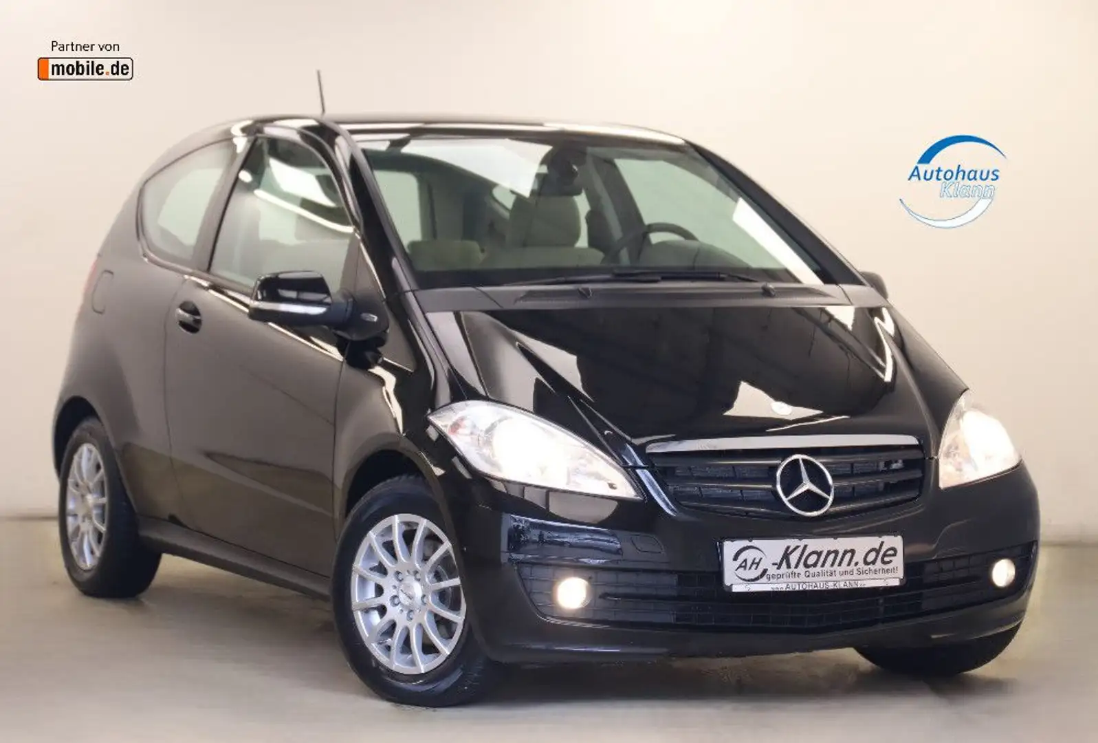 Mercedes-Benz A 160 BE 95 PS Elegance Klima SHZ 1. Hand Negro - 1