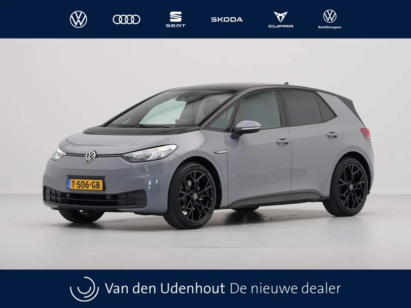Volkswagen ID.3 Pure 45 kWh Private Lease 450,- pm obv 10.000km/48 Grijs - 1