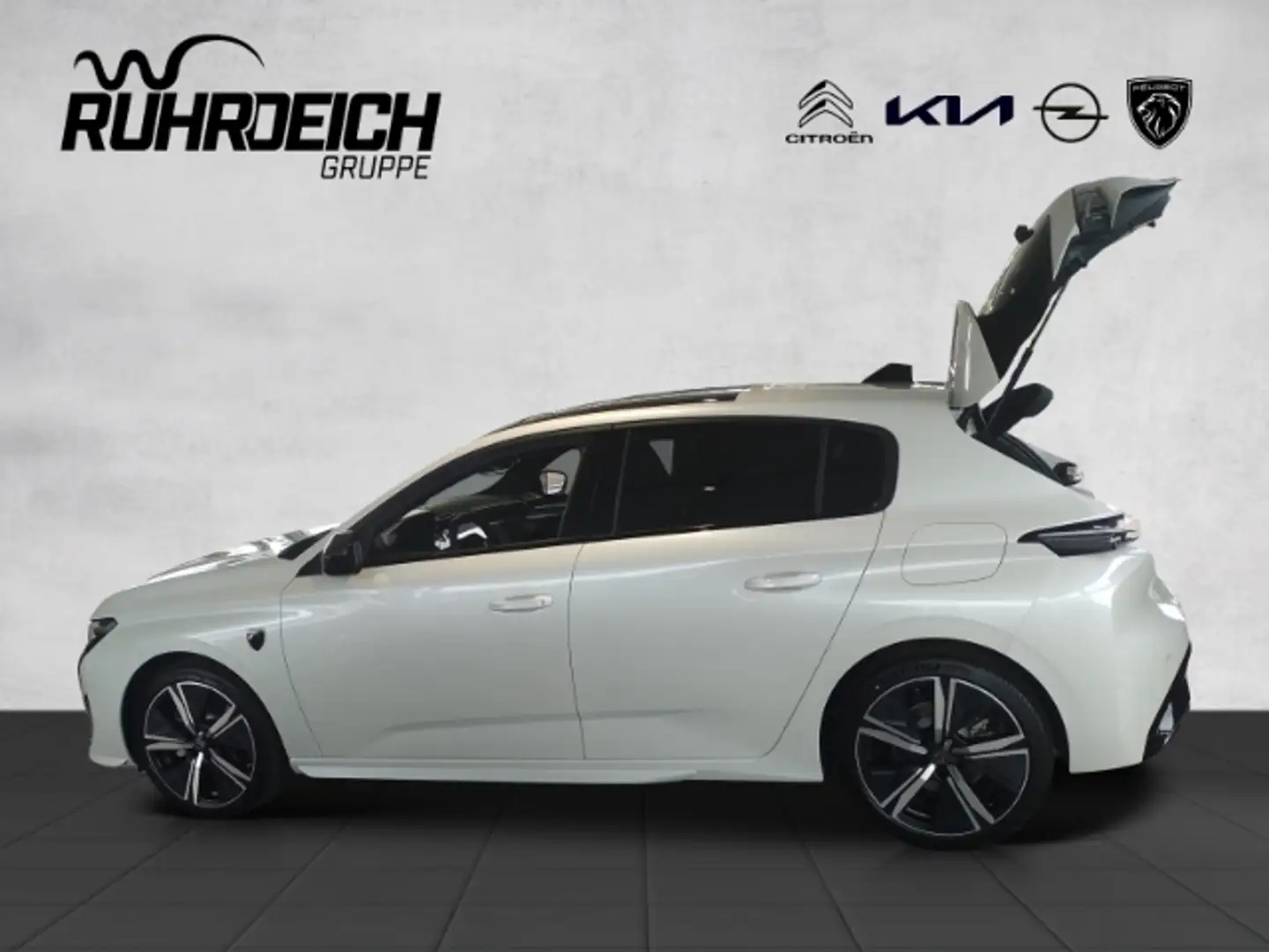Peugeot 308 Hybrid 180 GT Navi Leder Kamera PDC Schiebedach Beyaz - 2