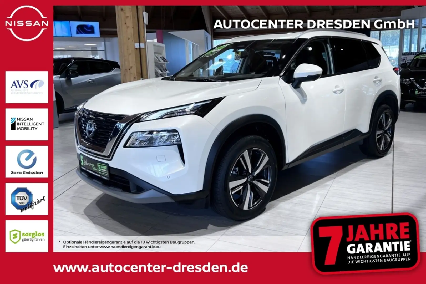 Nissan X-Trail 1.5VC-T e-4ORCE Conn Navi Kam SH LED 4x4 Weiß - 1