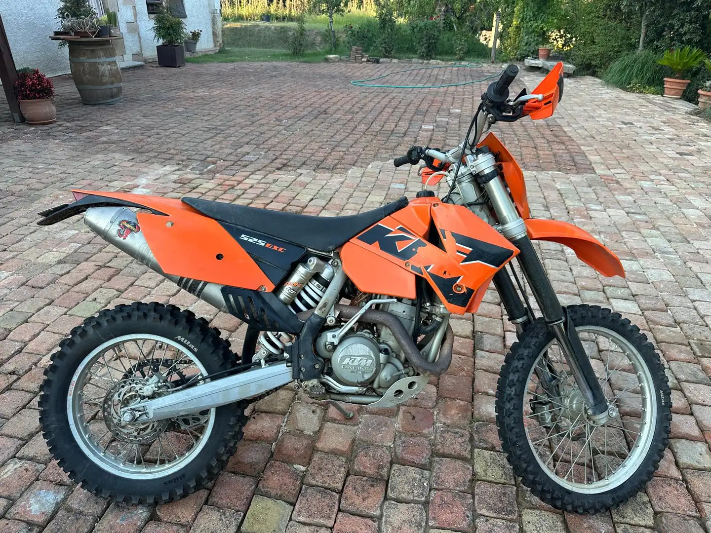 KTM 525 EXC en duro Naranja - 1