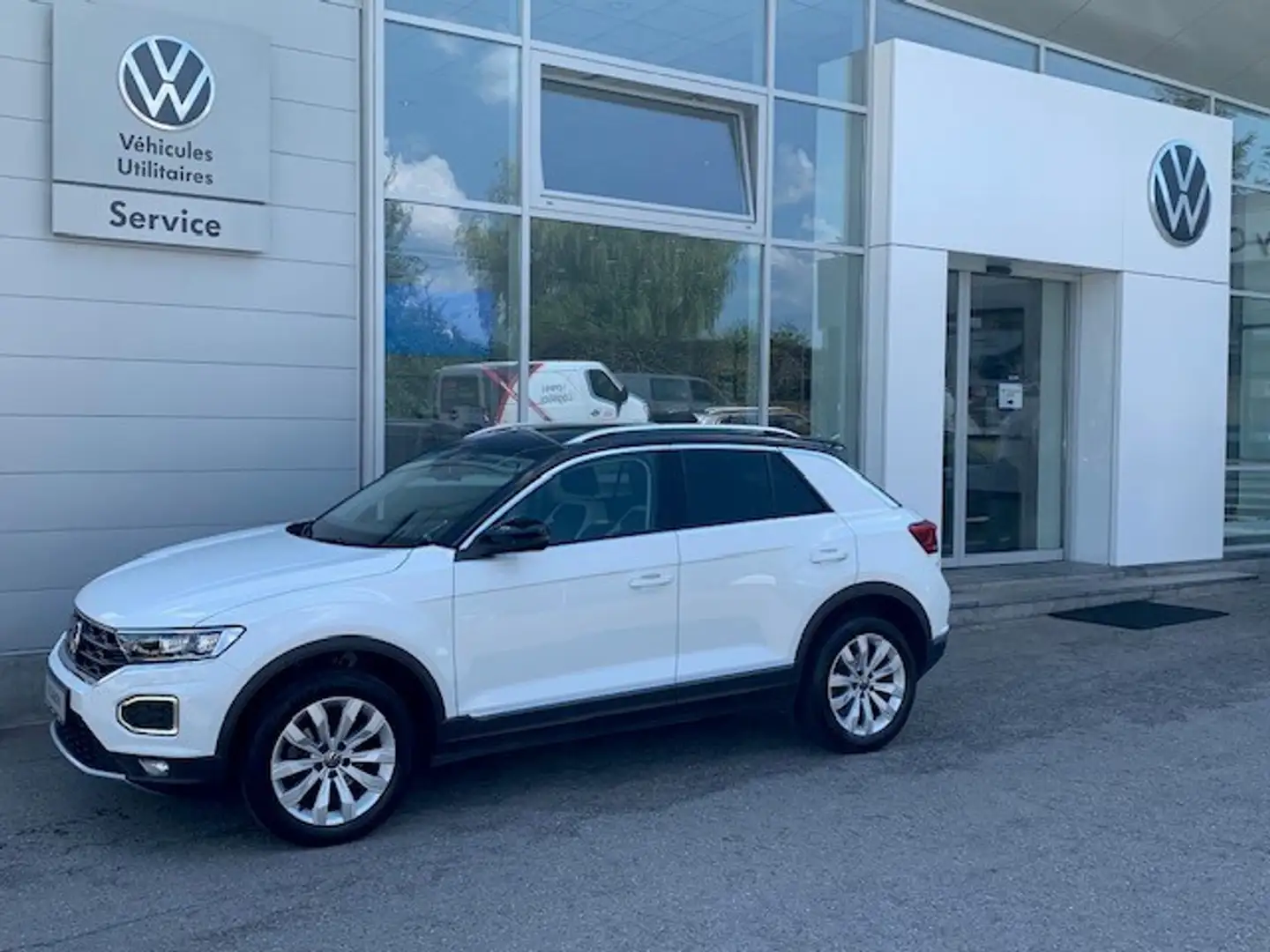 Volkswagen T-Roc SPORT 1.5TSI ACT 150CV DSG7 Blanc - 1