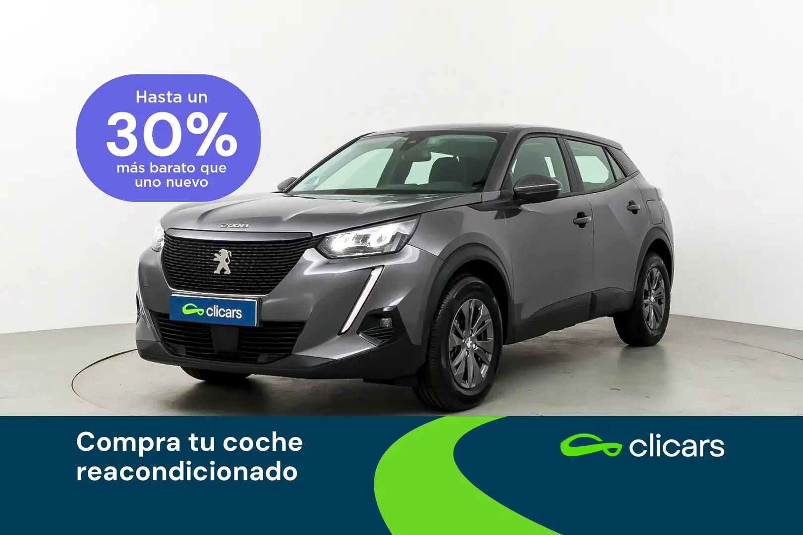 Peugeot 2008 1.5BlueHDi S&S Active Pack 110 Gris - 1