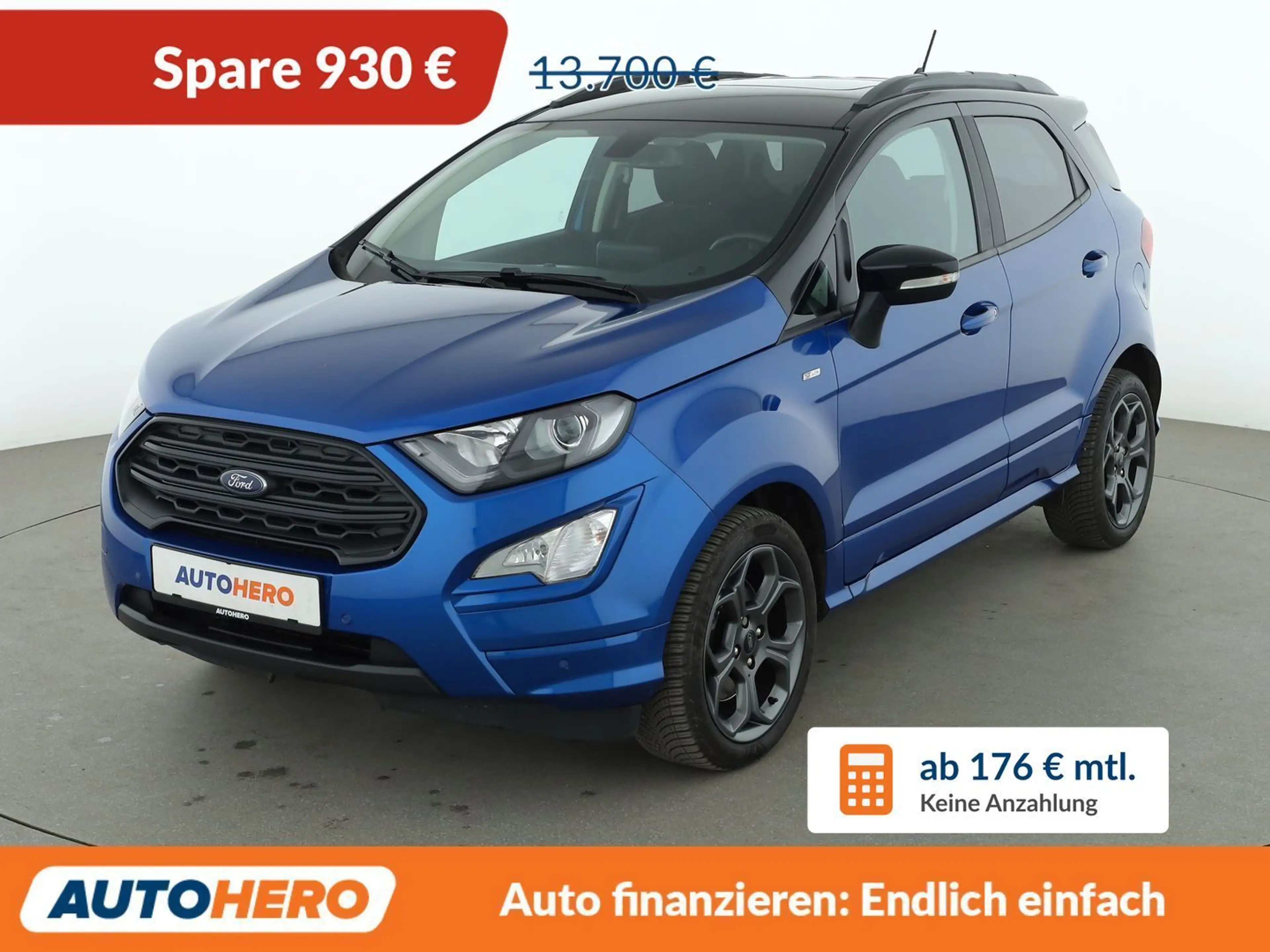 Ford EcoSport 1.0 EcoBoost ST-Line Aut*NAVI*TEMPO*CAM*PDC*SHZ*