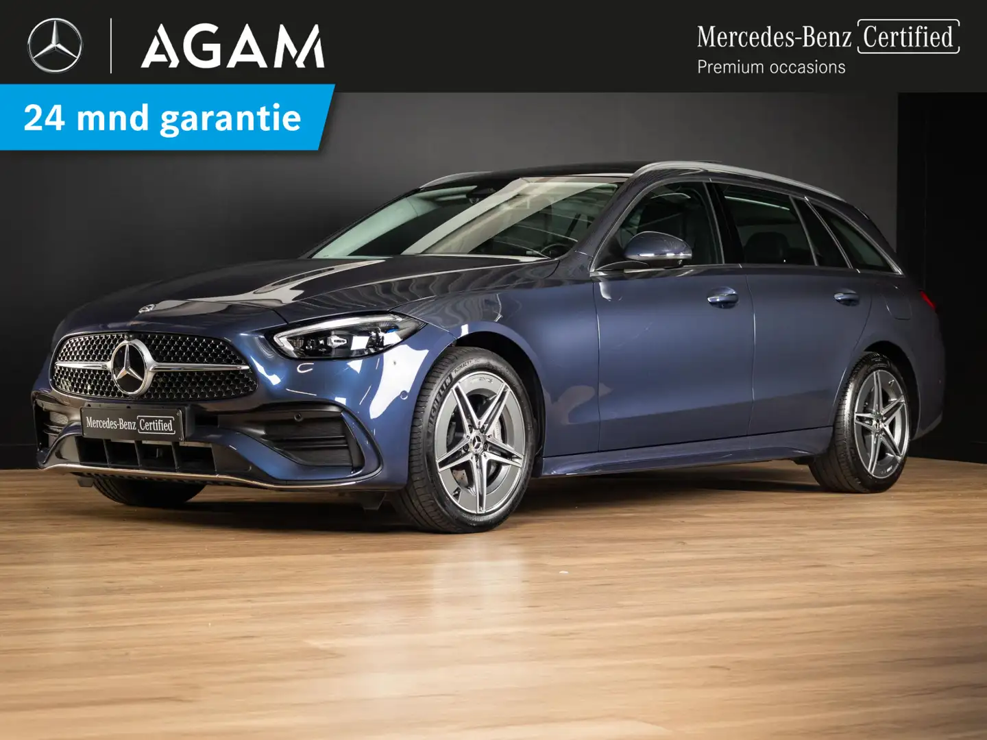 Mercedes-Benz C 300 Estate e AMG Line Premium | Panorama dak Blauw - 1
