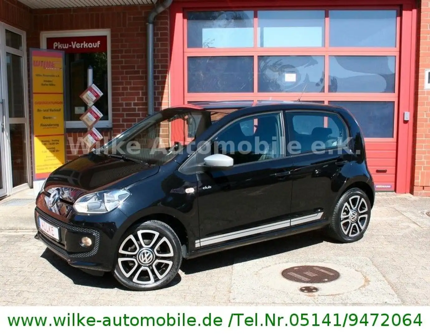 Volkswagen up! club up!+41.800 KM+Navi+Sitzheizg.+Tempomat+ Noir - 1