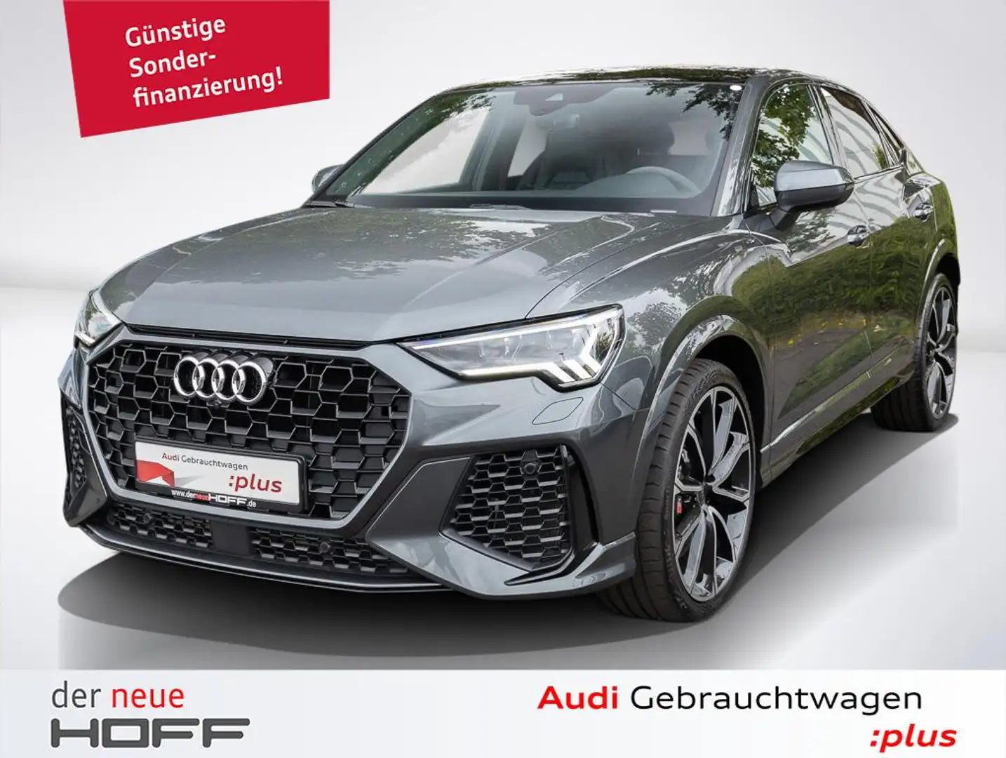 Audi RS Q3 Sportback quattro Pano Raute Matrix AHK 21 Zoll siva - 1