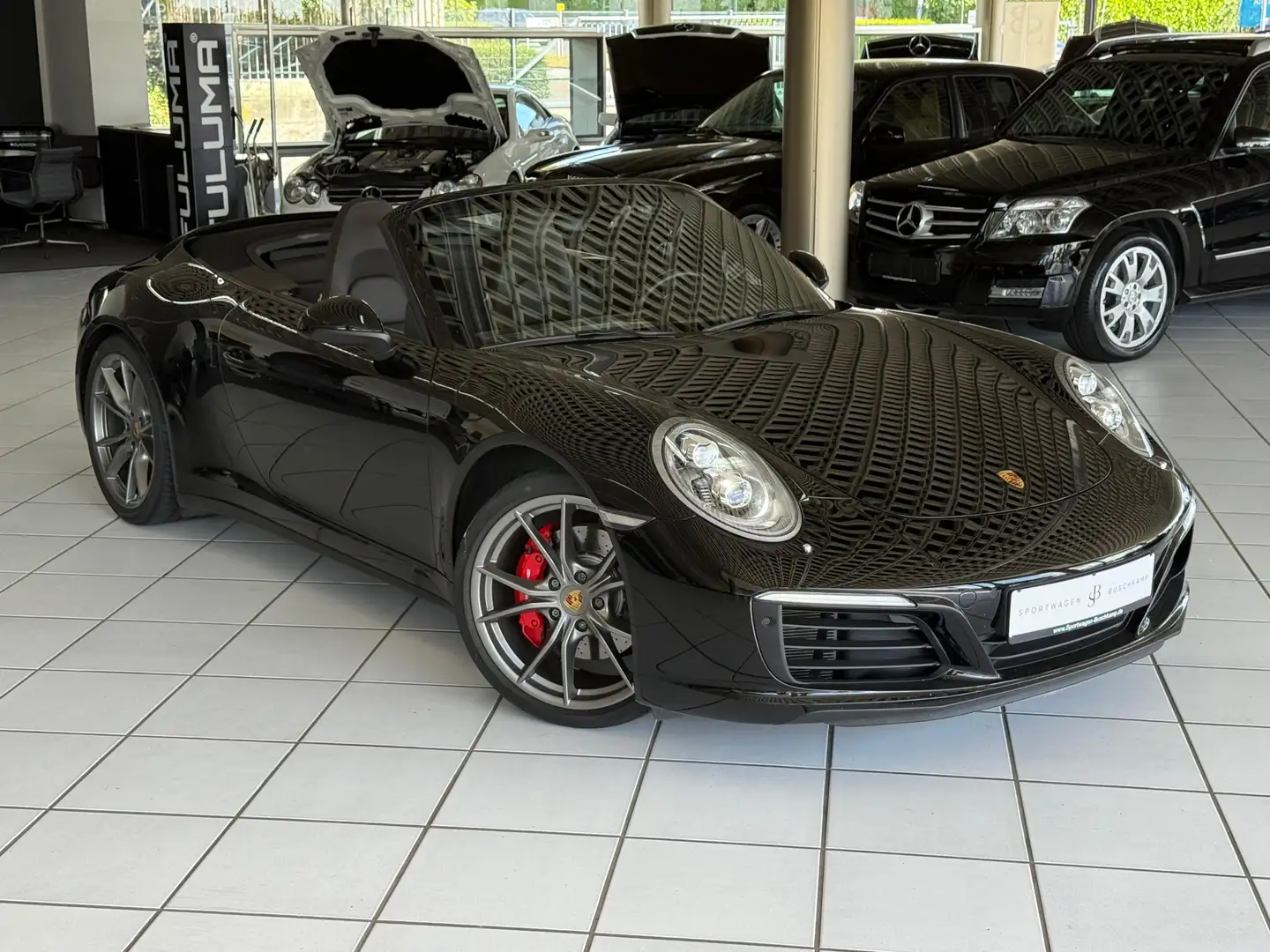 Porsche 911 Carrera 4S Cabriolet SPORTCHRONO S-ABGAS Schwarz - 2