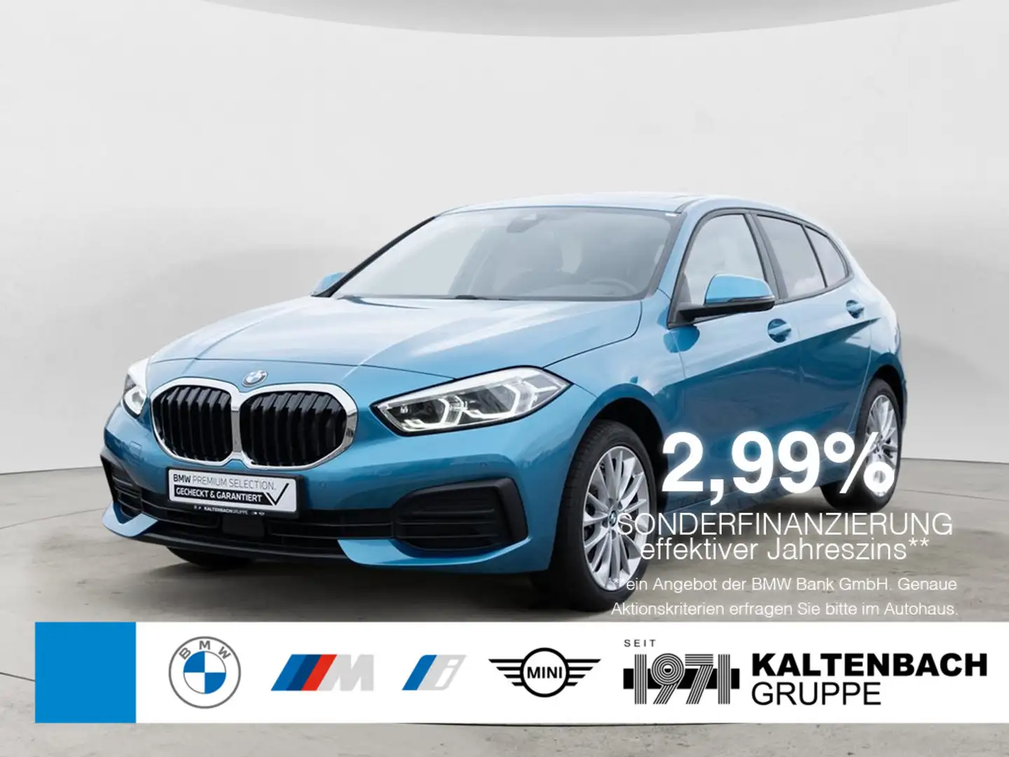BMW 118 i Advantage PANO LED NAVI KAMERA KEYLESS Blu/Azzurro - 1