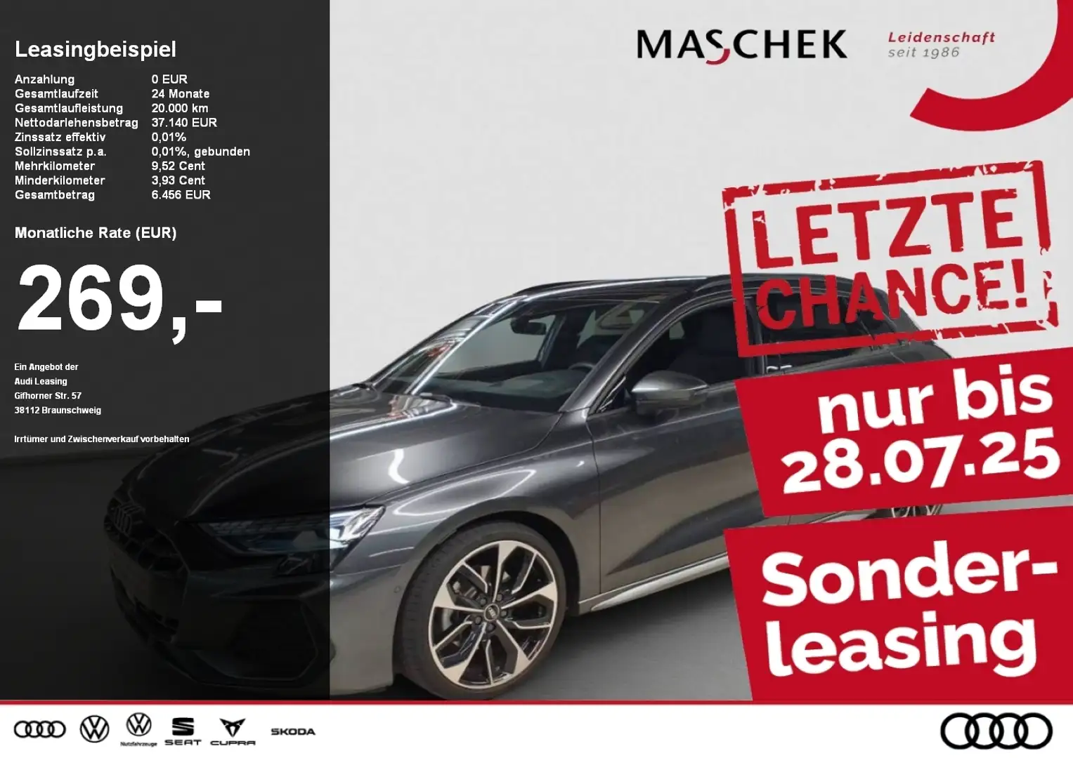 Audi A3 Sportback S line 35 TFSI 2x S line HUD AHK Sonos A Grau - 1