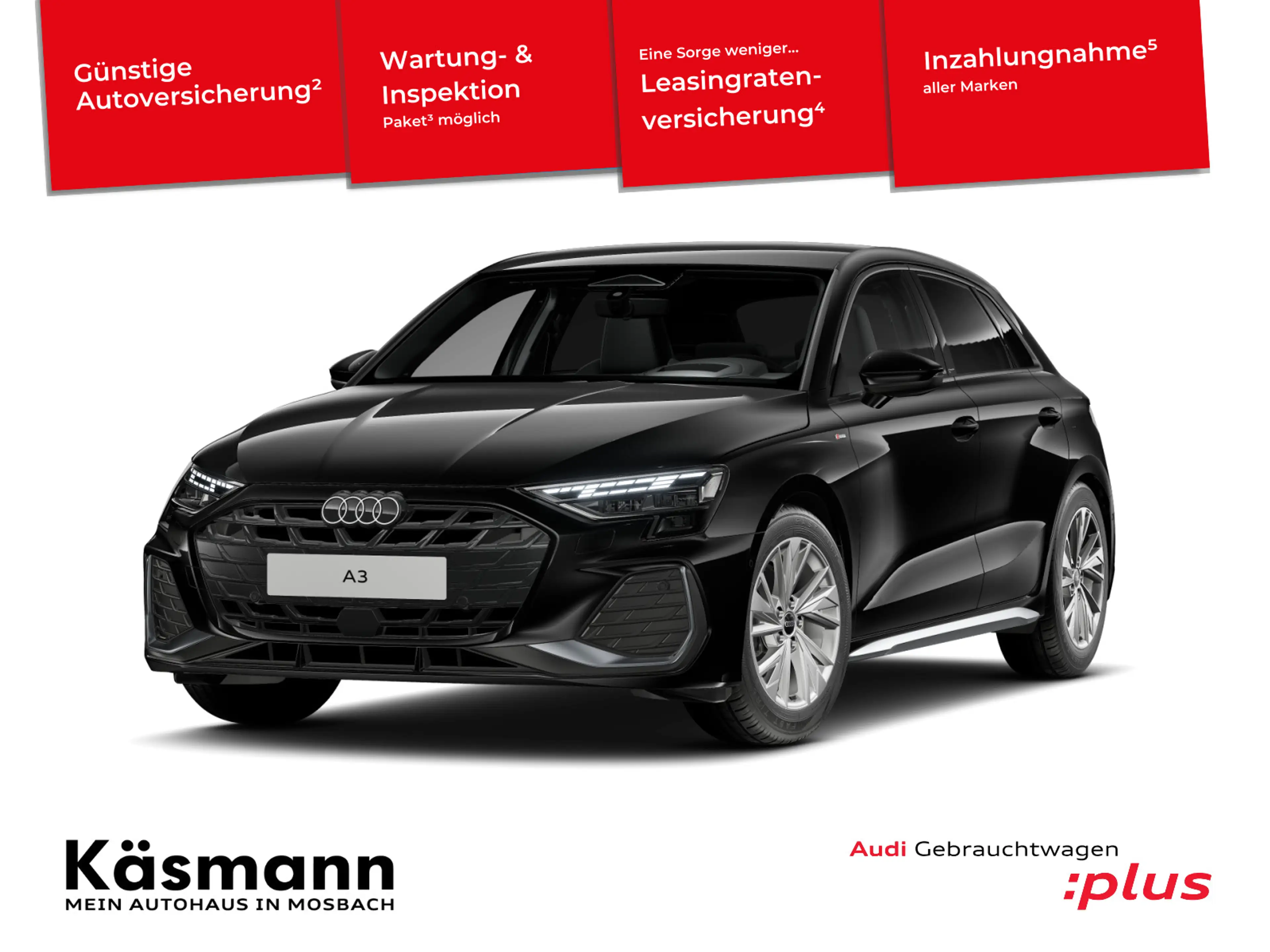 Audi A3 S line 35TFSI LED HUD KAM ACC SONOS