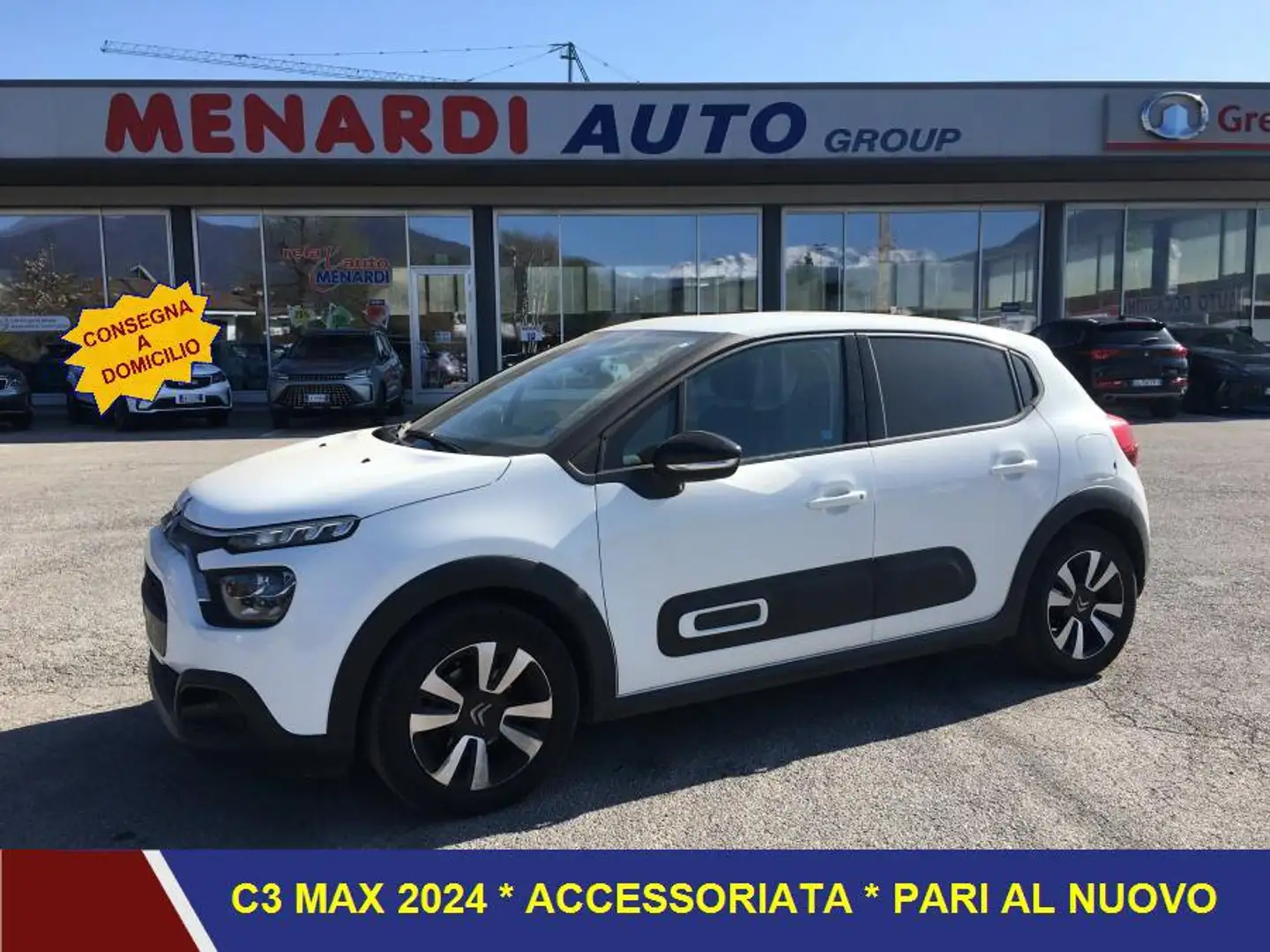 Citroen C3 PureTech 83 S&S Max OK NEOPATENTATI * ACCESSORIATA Bianco - 1