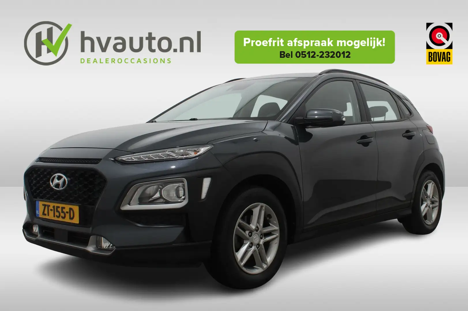 Hyundai KONA 1.0 T-GDI 120PK COMFORT | Navi | Clima | Trekhaak Szürke - 1