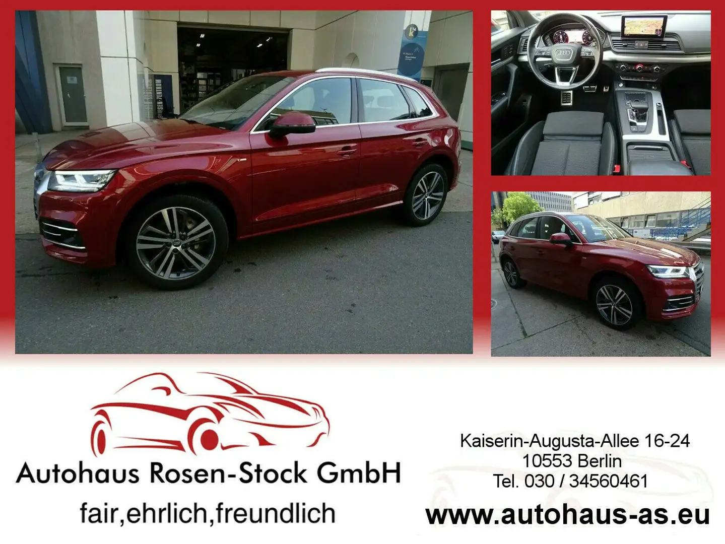 Audi Q5 50 TDI Quattro Tiptronic S-Line Sportpaket,AHK,Kam Red - 1