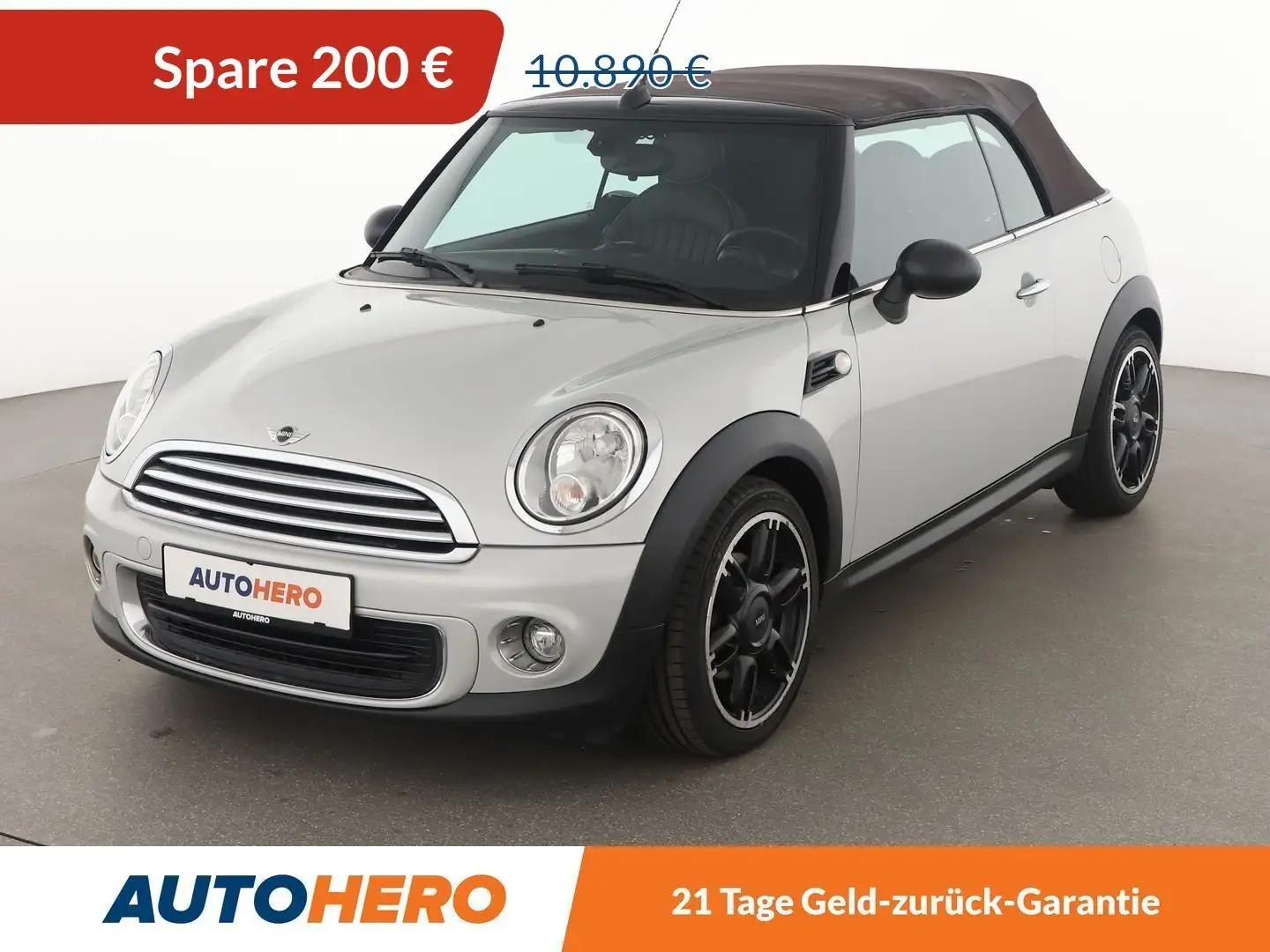 MINI One Cabrio One Highgate*NAVI*TEMPO*PDC*SHZ*KLIMA*GARANTIE* Silber - 1