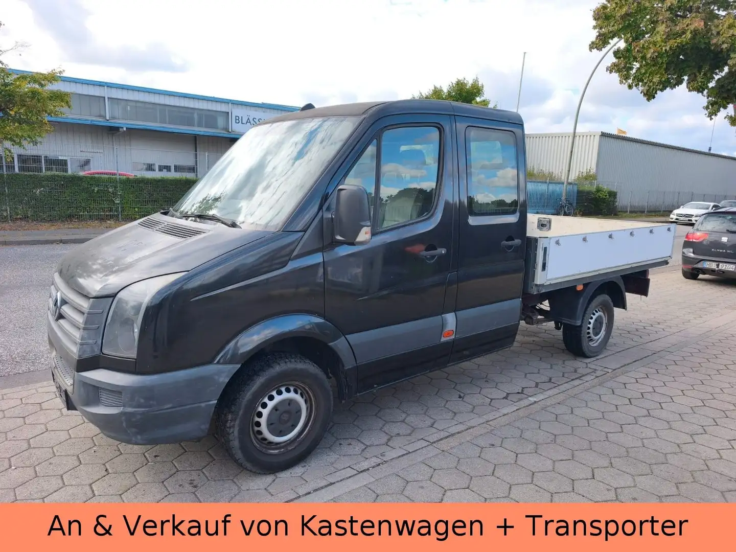 Volkswagen Crafter Pritsche DoKa L2 Tüv Neu - 19% MwSt. Schwarz - 2