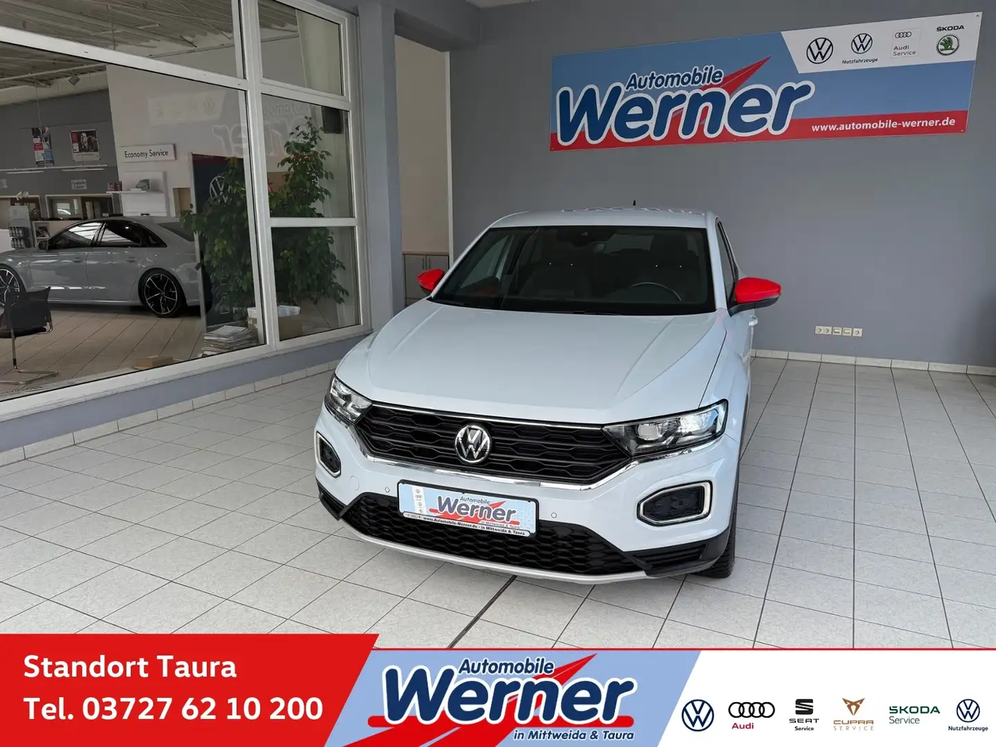 Volkswagen T-Roc Sport 1.5TSI Navi LED Standh ACC Weiß - 1