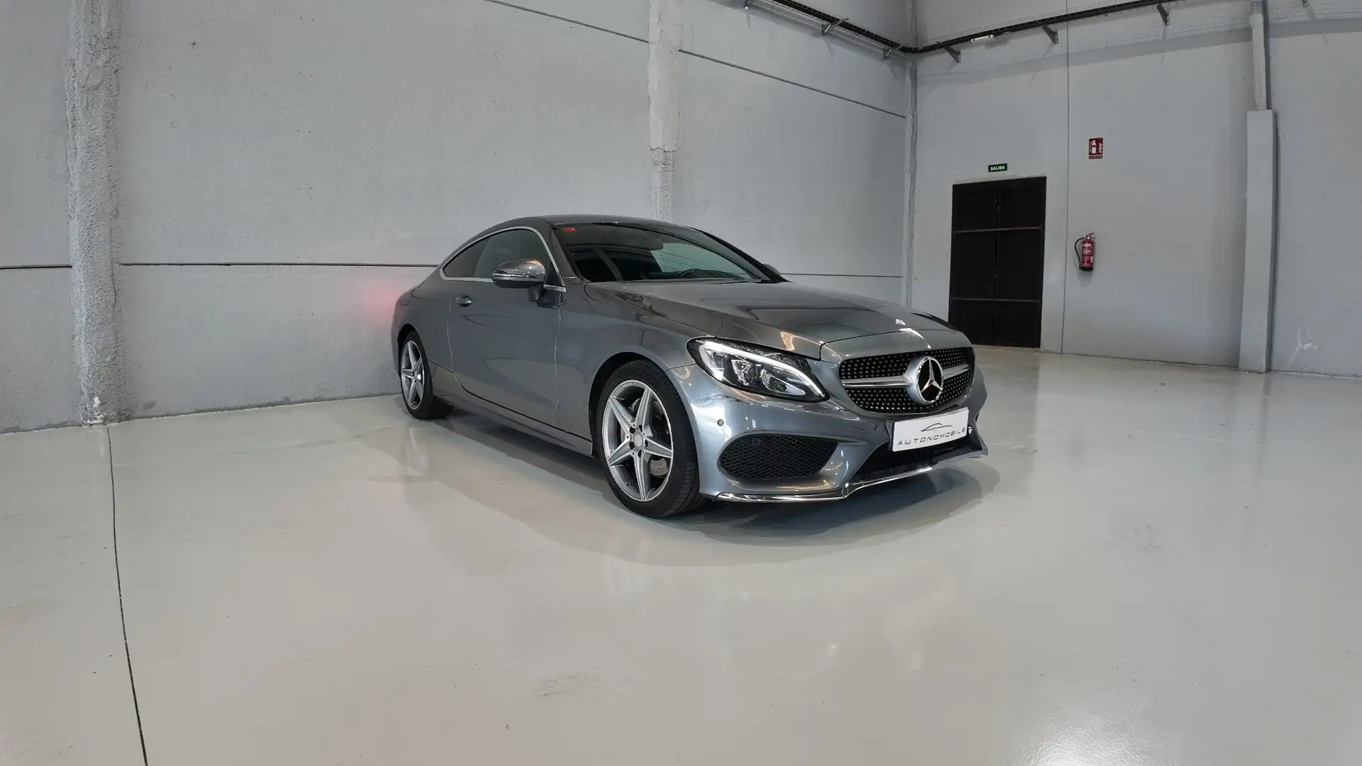 Mercedes-Benz C 220 Coupé 220d 9G-Tronic Gris - 1