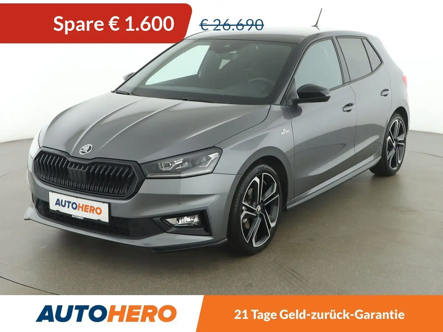 Skoda Fabia 1.5 TSI ACT Monte Carlo Grau - 1
