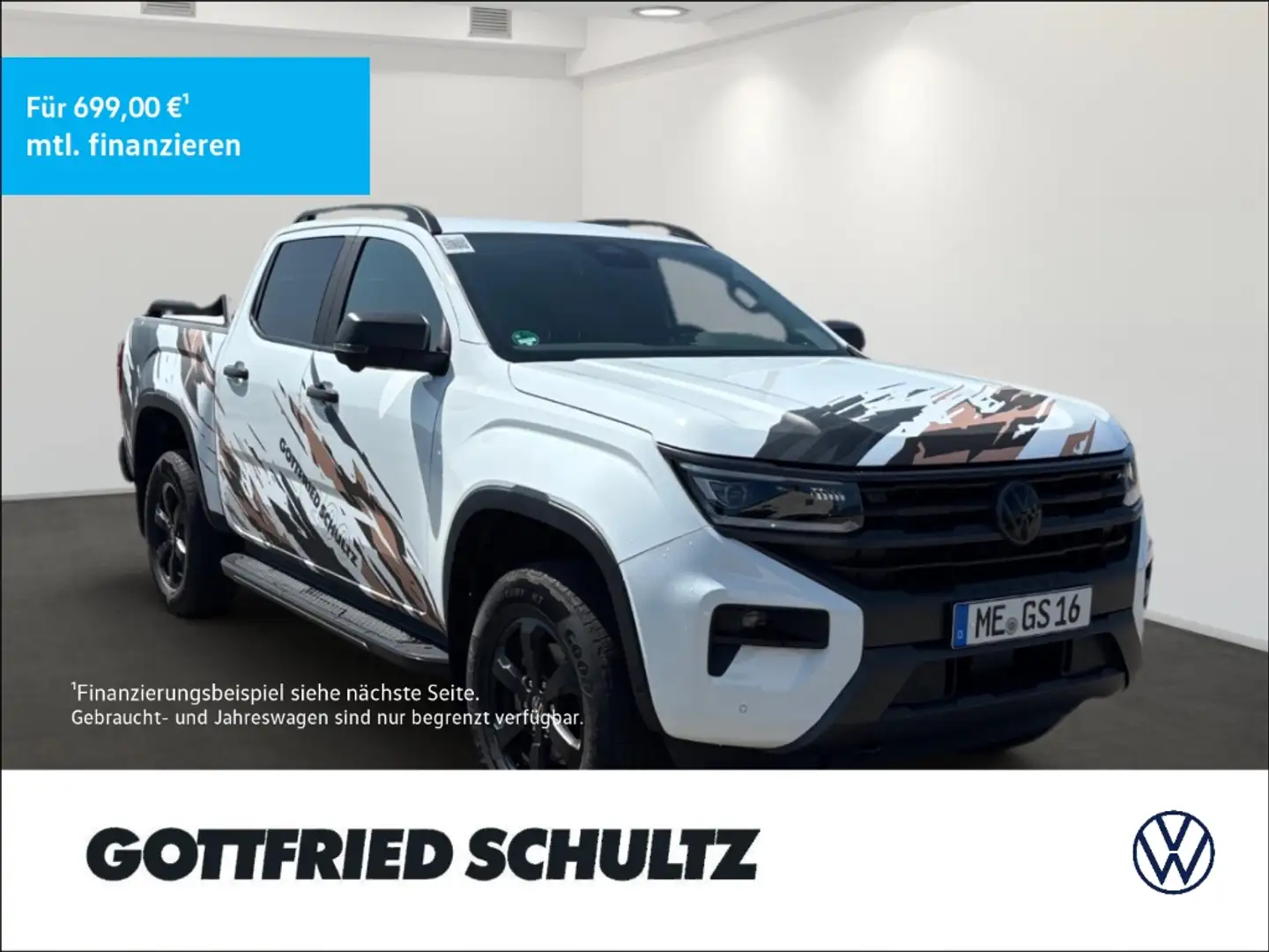Volkswagen Amarok 3.0 TDI PanAmericana #Einzelstück Blanco - 1