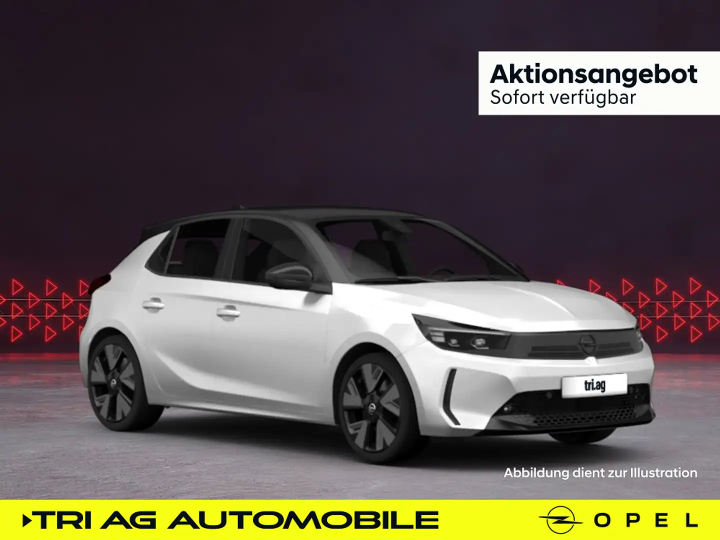 Opel Corsa GS Hybrid Automatik eDTC Komfort+Infotainm Weiß - 1