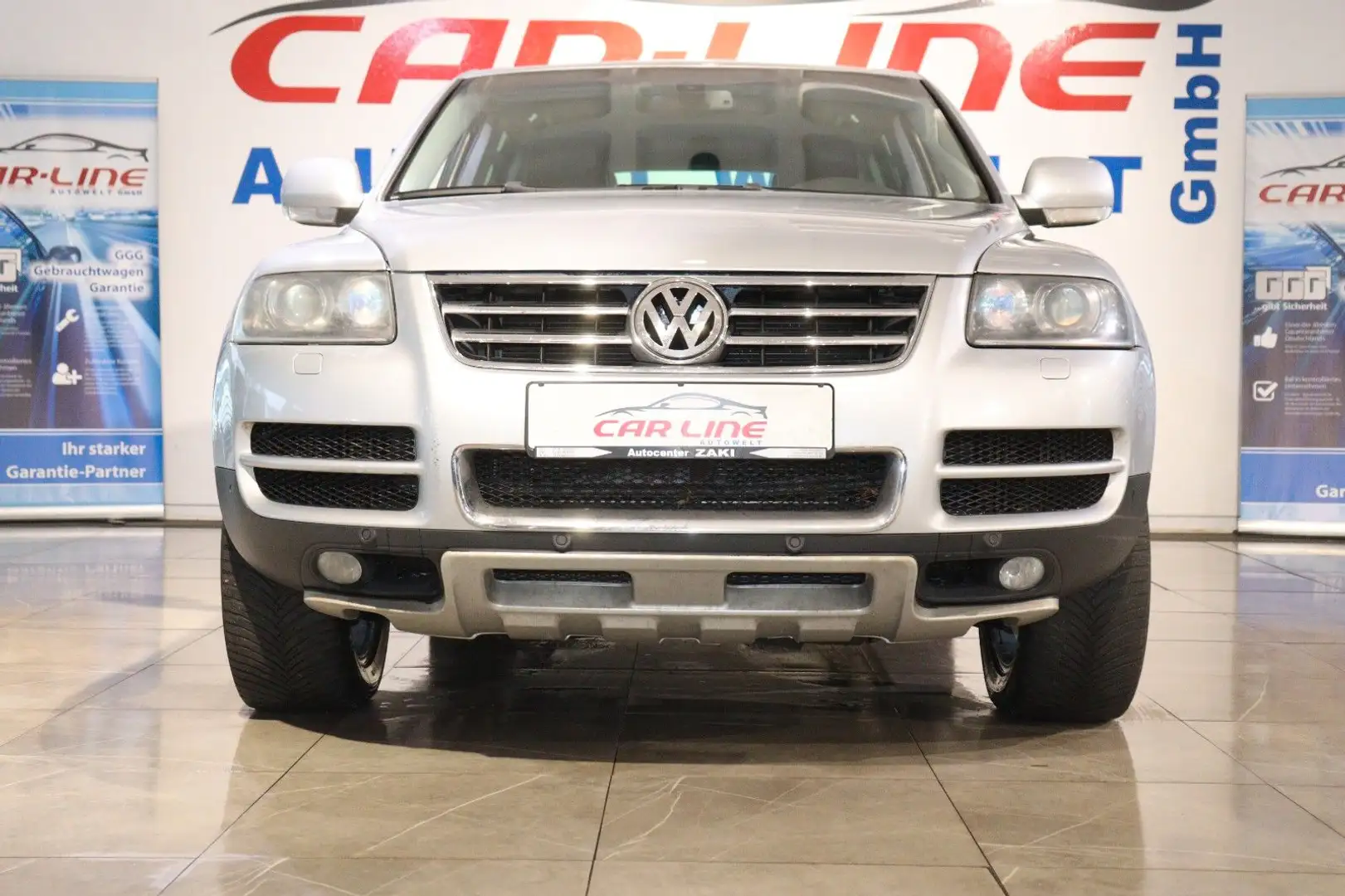 Volkswagen Touareg V6 TDI Kong *Navi*Leder*AHK 3,5t Silber - 2