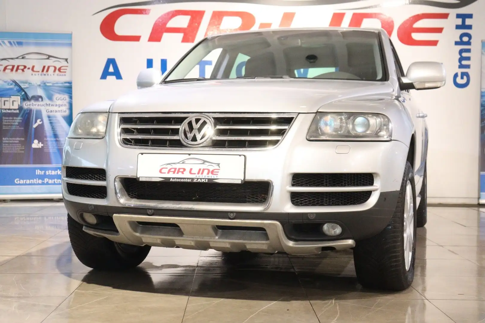 Volkswagen Touareg V6 TDI Kong *Navi*Leder*AHK 3,5t Silber - 1