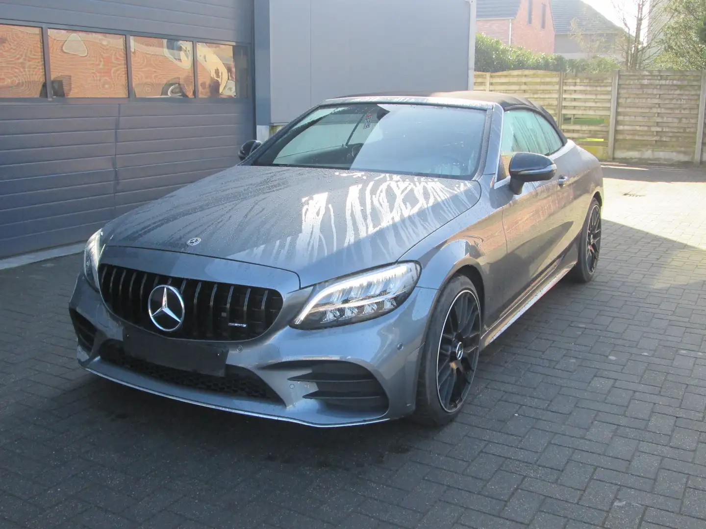 Mercedes-Benz C 220 D CABRIO AMG Gris - 1