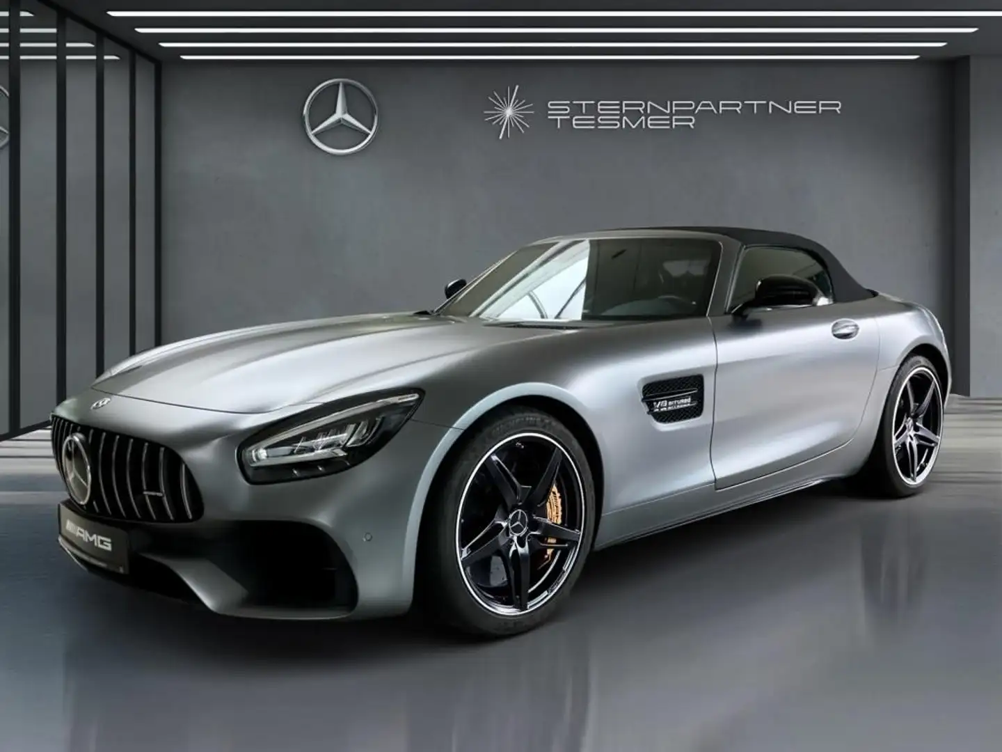 Mercedes-Benz AMG GT Roadster Memory, Kamera, Airscarf, Burm. Gris - 2