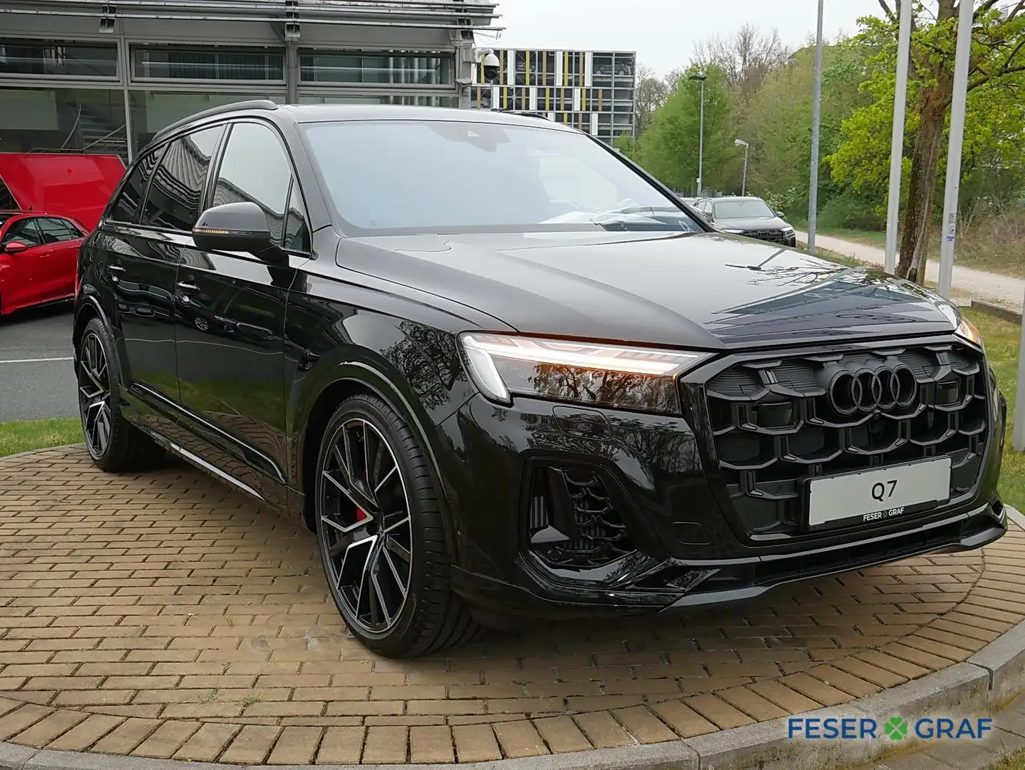 Audi Q7 55 TFSIe S Line Pano,Sitzbel,HUD,AHK,B&O,Kame Schwarz - 2