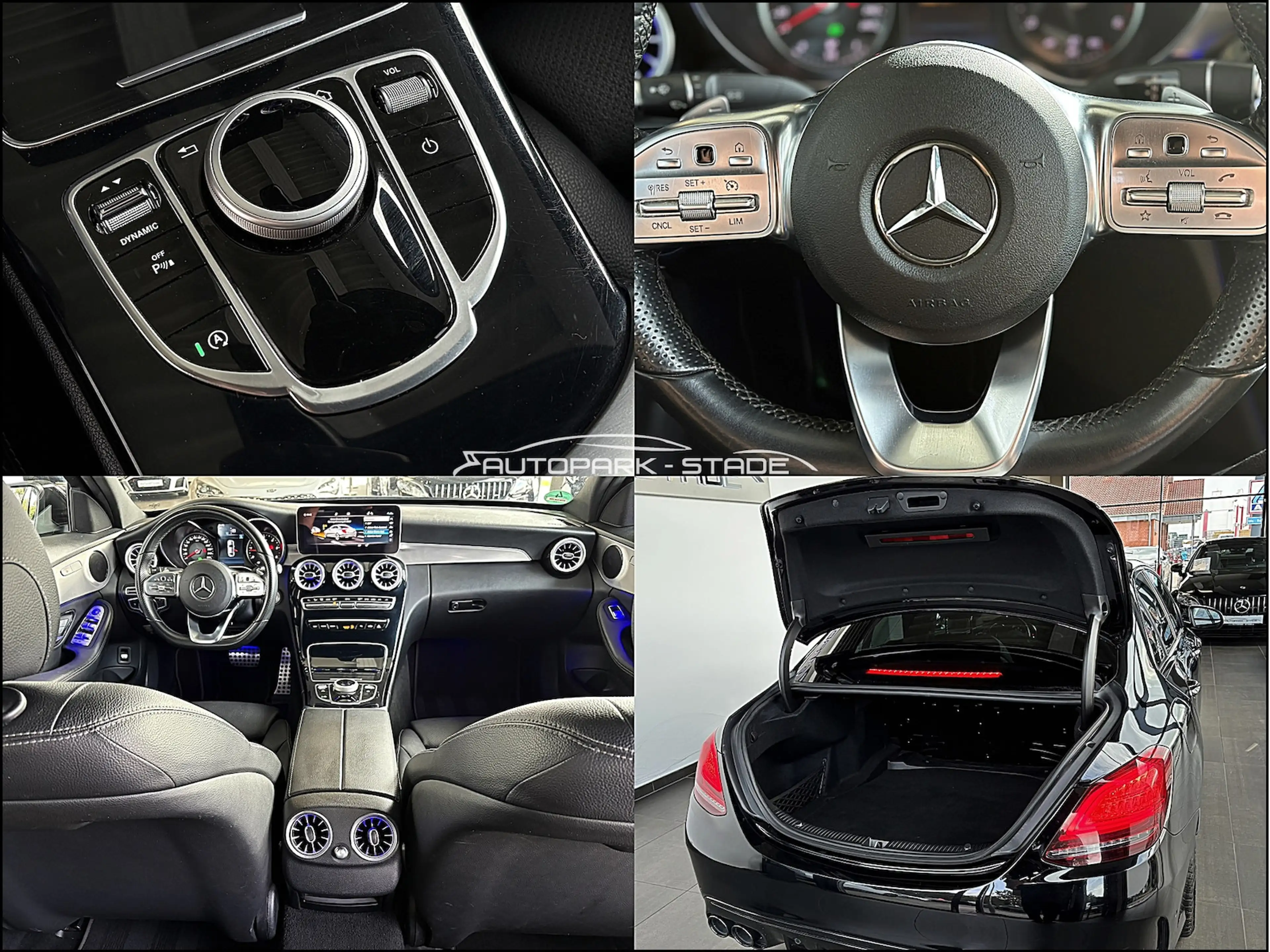 Mercedes-Benz C 220 d AMG C43 Umbau LED Comand Ambient Leder — photo 13