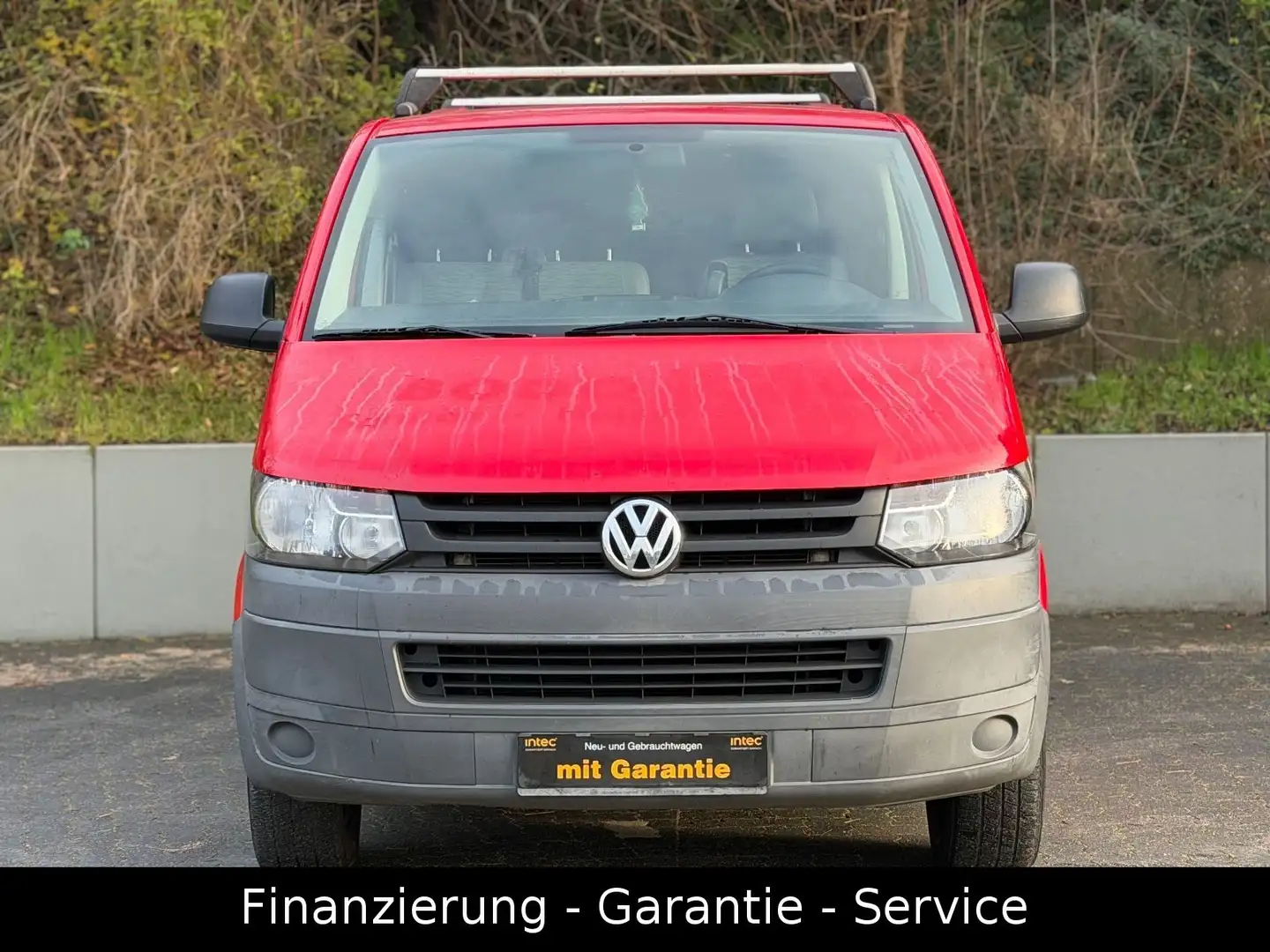Volkswagen T5 Transporter T5 2.0 TDI Transporter/TÜV NEU/AHK/1HAND/SORTIMO Rot - 2