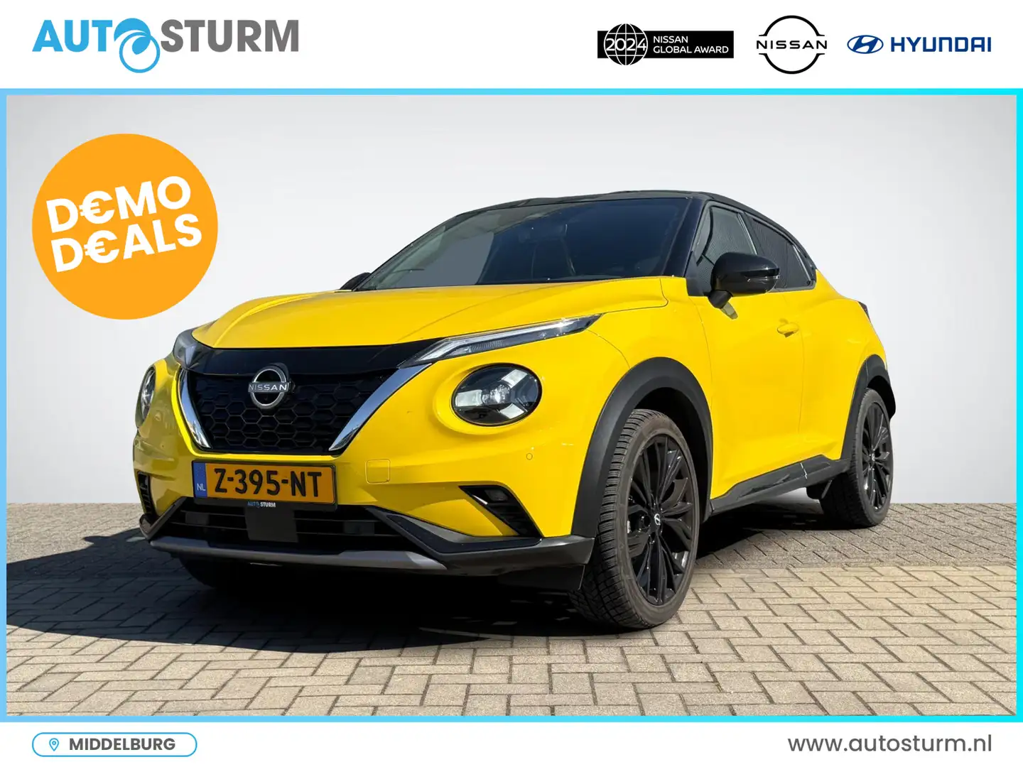Nissan Juke 1.6 Hybrid N-Sport Full Options Geel - 1