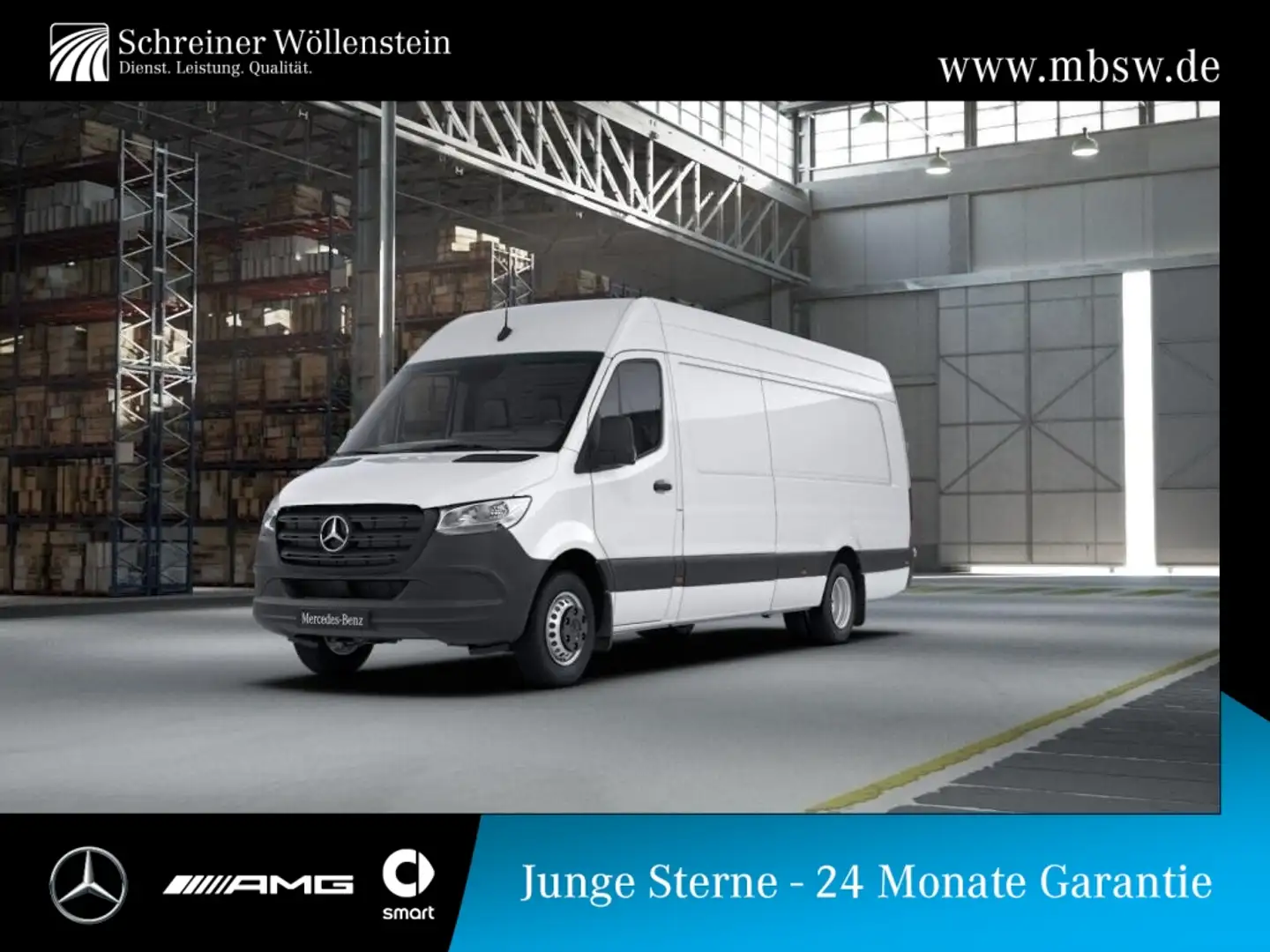 Mercedes-Benz Sprinter 519 KA L4H2 *6 Zyl*3,5 Tonner* MBUX* Bianco - 1