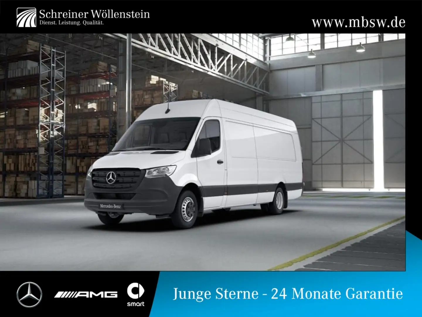 Mercedes-Benz Sprinter 519 KA L4H2 *6 Zyl*3,5 Tonner* MBUX* Wit - 1